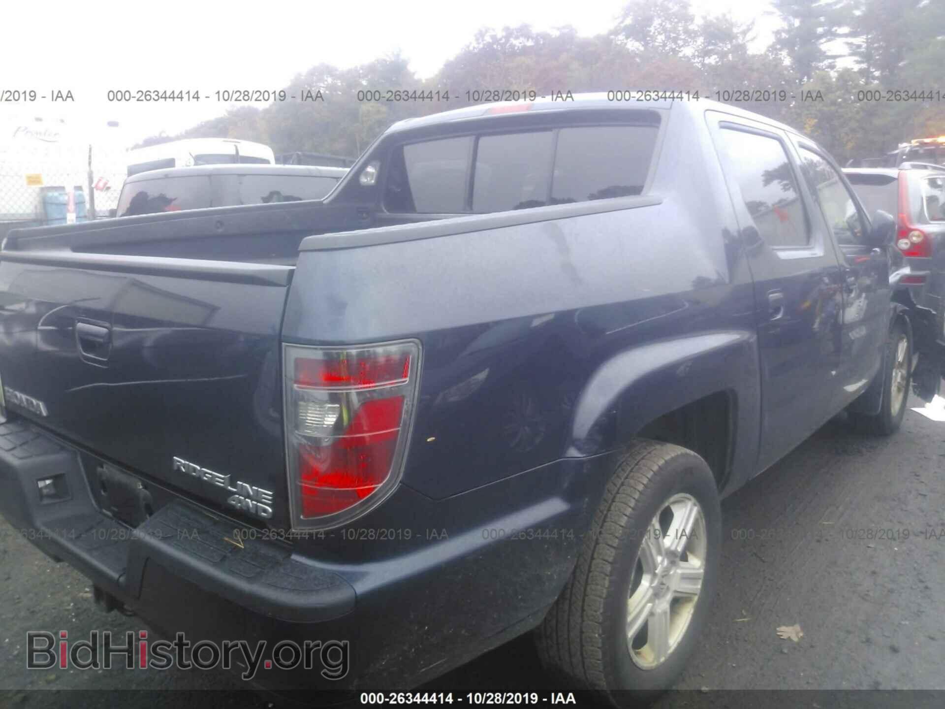 2012 HONDA RIDGELINE - VIN: 5FPYK1F52CB458111 - Фото 4