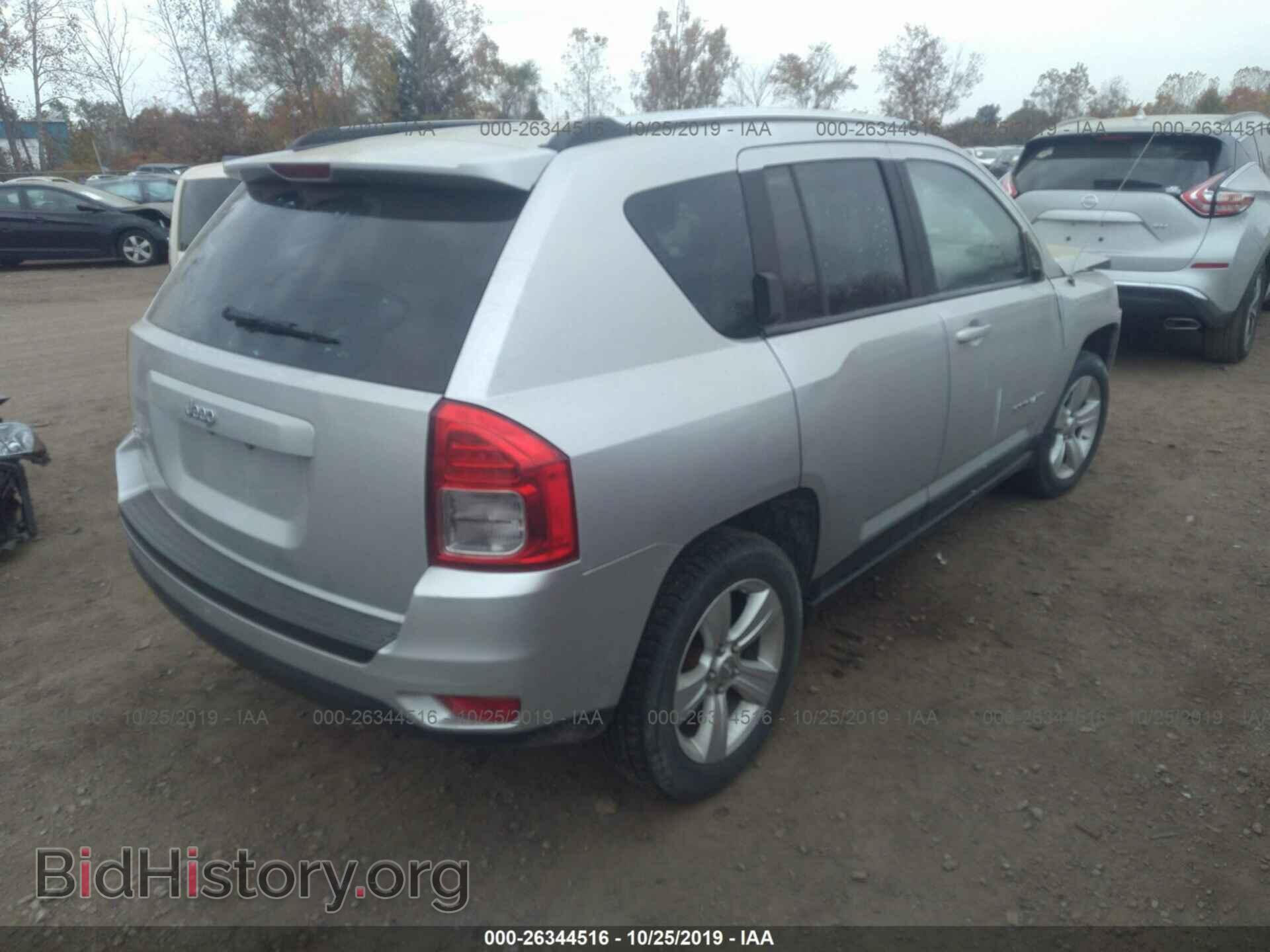 2012 JEEP COMPASS - VIN: 1C4NJDBB5CD509619 - Фото 4