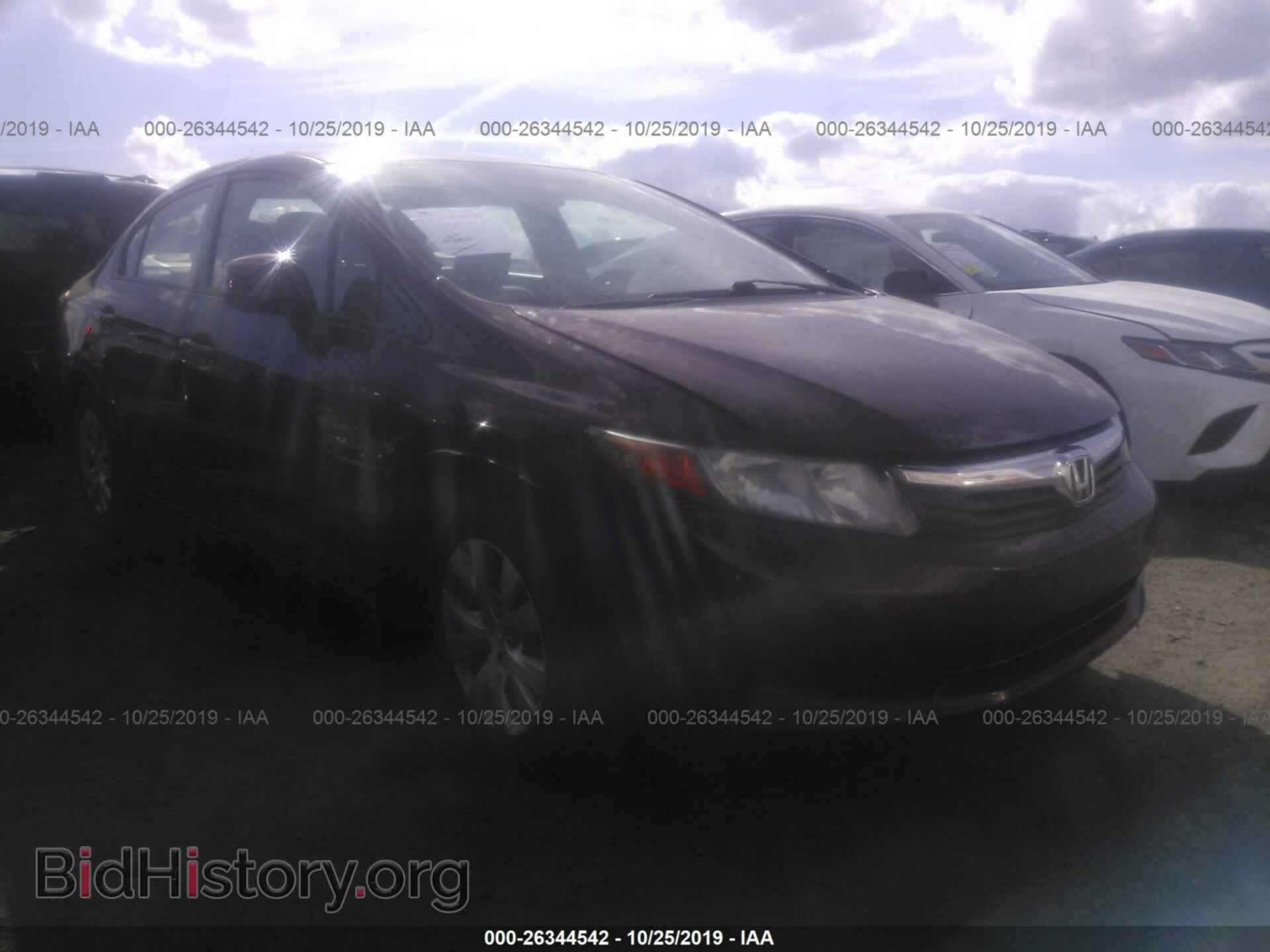 Фотография 2HGFB2F59CH508729 - HONDA CIVIC 2012