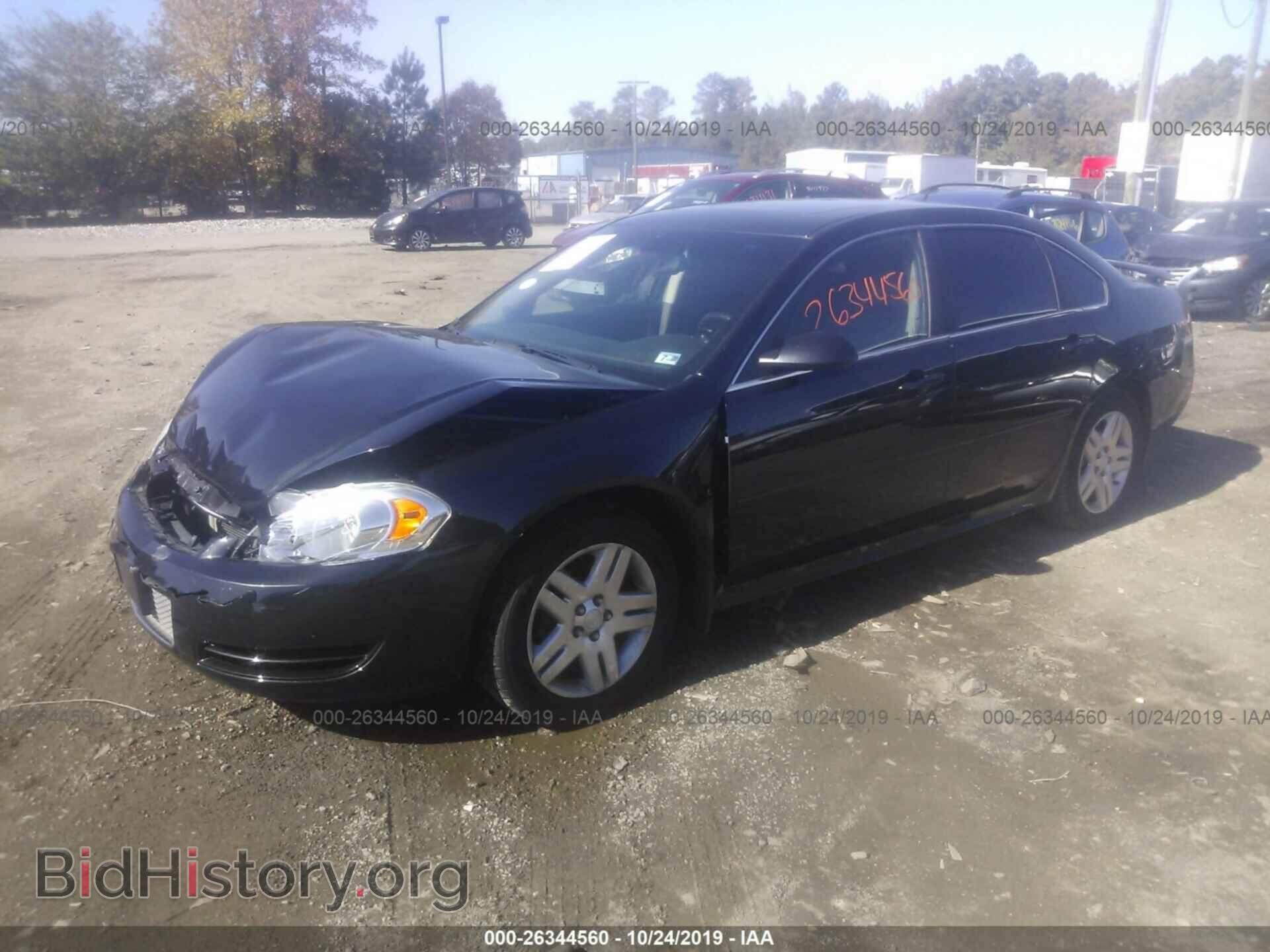 2012 CHEVROLET IMPALA - VIN: 2G1WB5E39C1185509 - Фото 2
