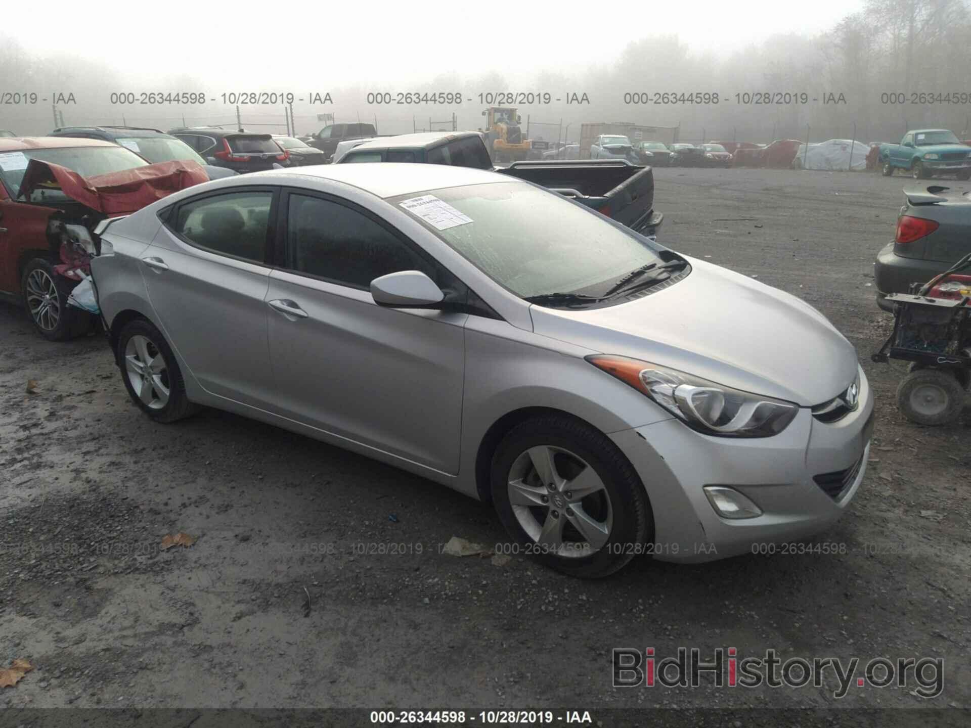 Photo KMHDH4AE5CU258387 - HYUNDAI ELANTRA 2012