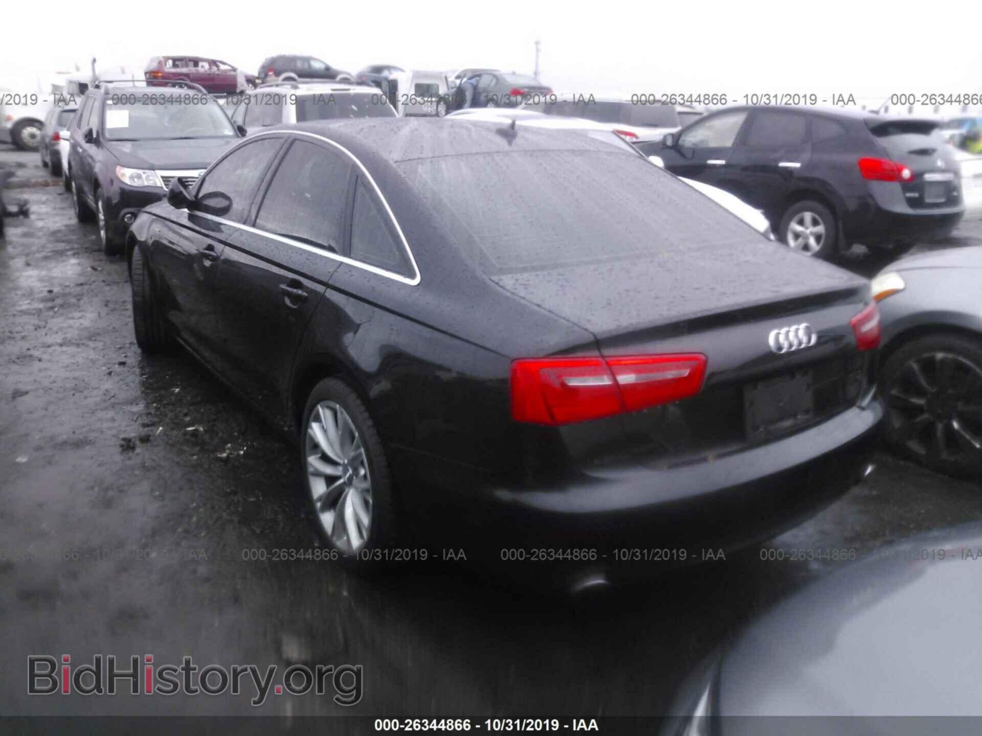 2012 AUDI A6 - VIN: WAUGGAFC0CN134433 - Фото 3