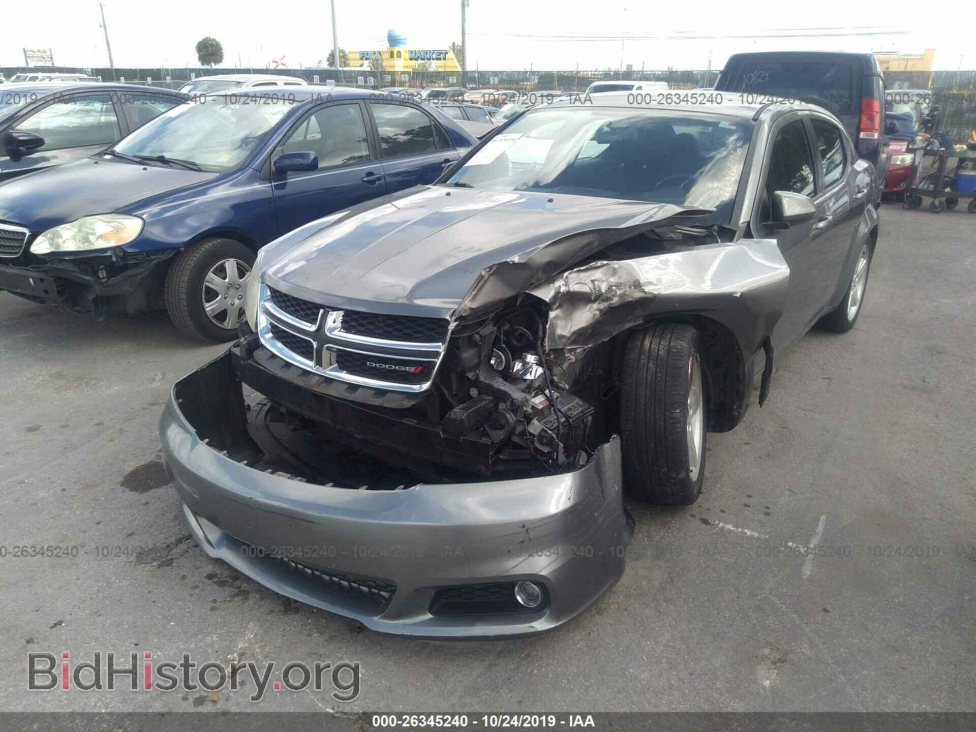 2013 DODGE AVENGER - VIN: 1C3CDZCB8DN708576 - Фото 2
