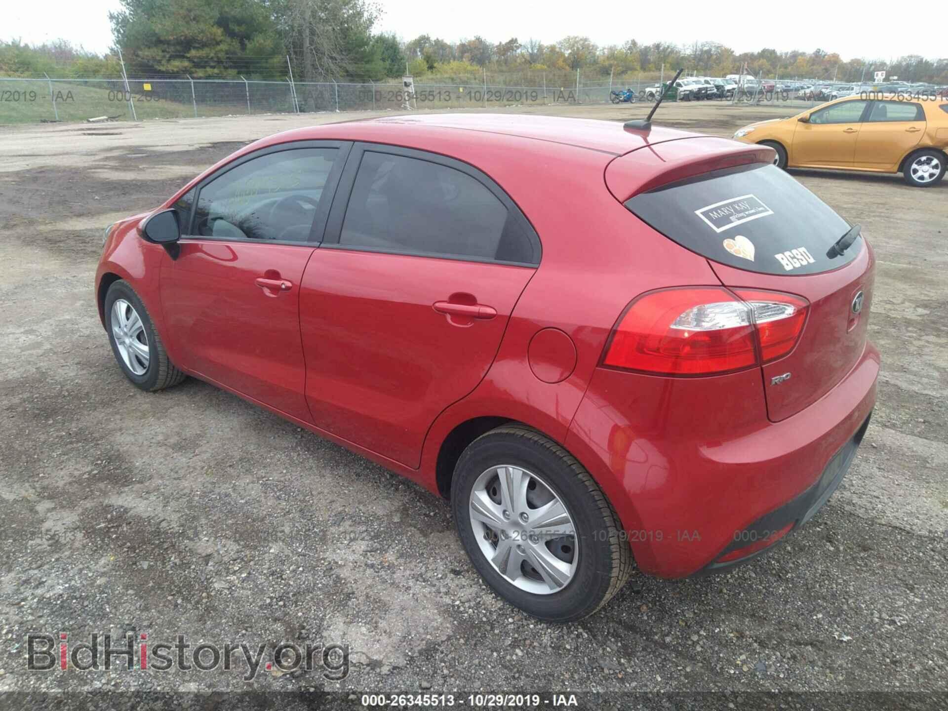 2013 KIA RIO - VIN: KNADM5A37D6186535 - Фото 3