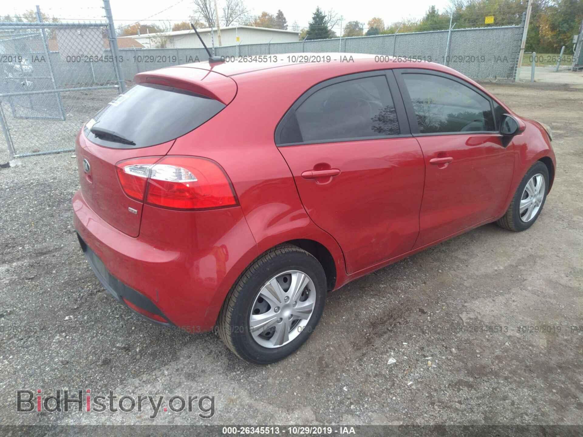2013 KIA RIO - VIN: KNADM5A37D6186535 - Фото 4