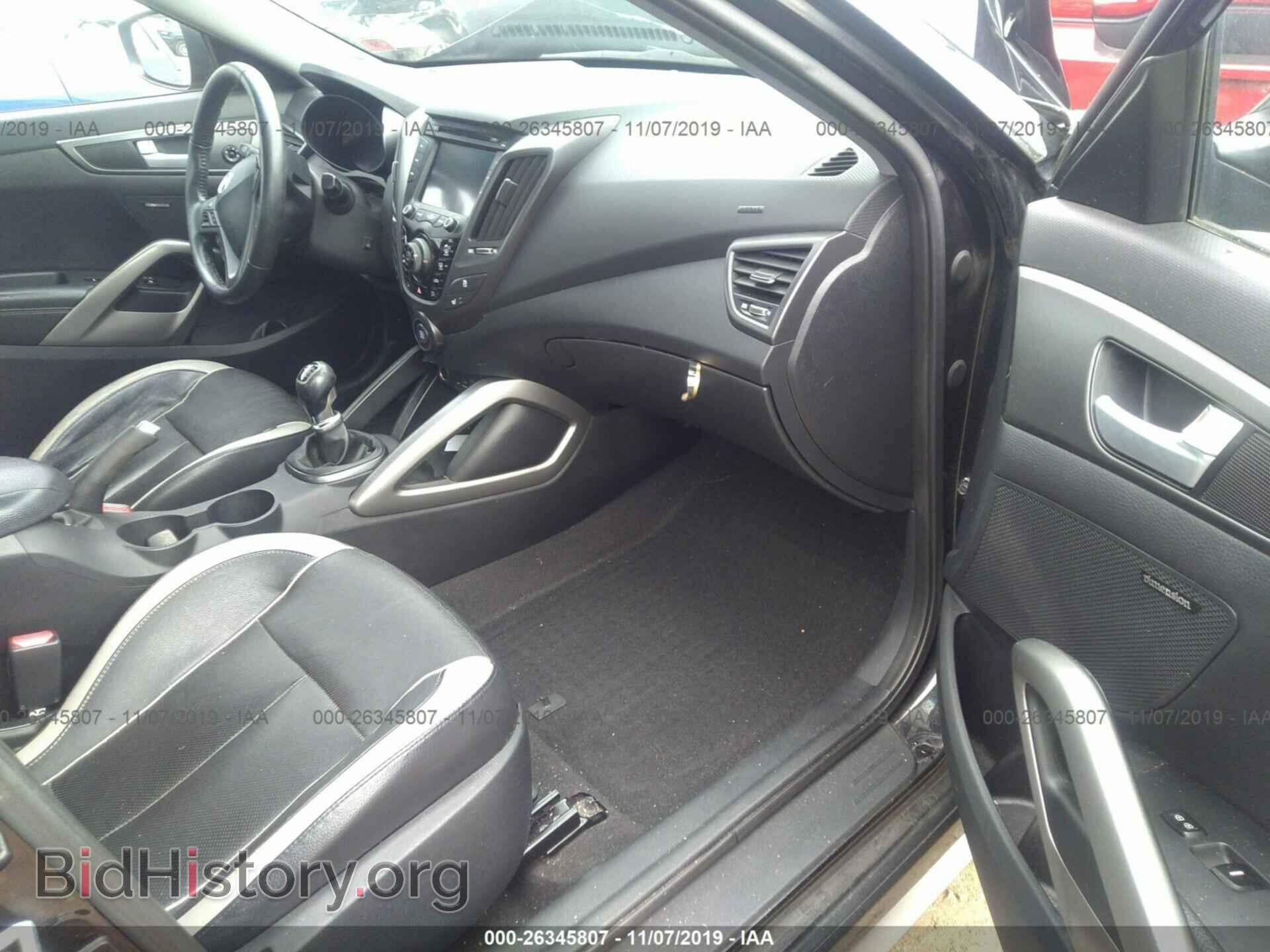 2013 HYUNDAI VELOSTER - VIN: KMHTC6AE3DU115512 - Фото 5