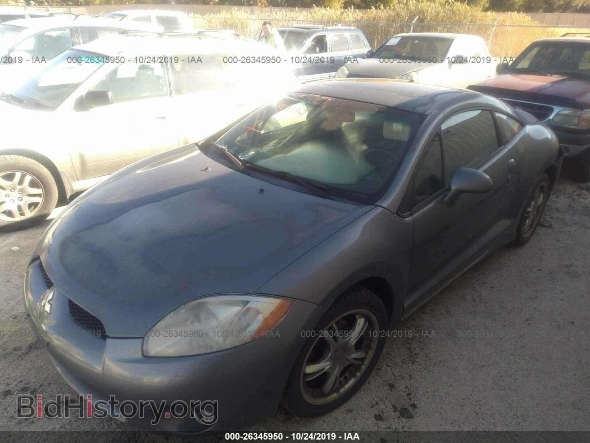 2006 MITSUBISHI ECLIPSE - VIN: 4A3AK34T86E018730 - Фото 2