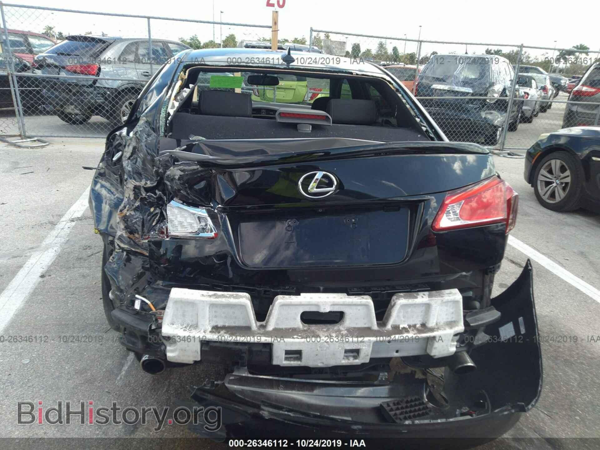 2012 LEXUS IS - VIN: JTHBF5C27C5169195 - Фото 6
