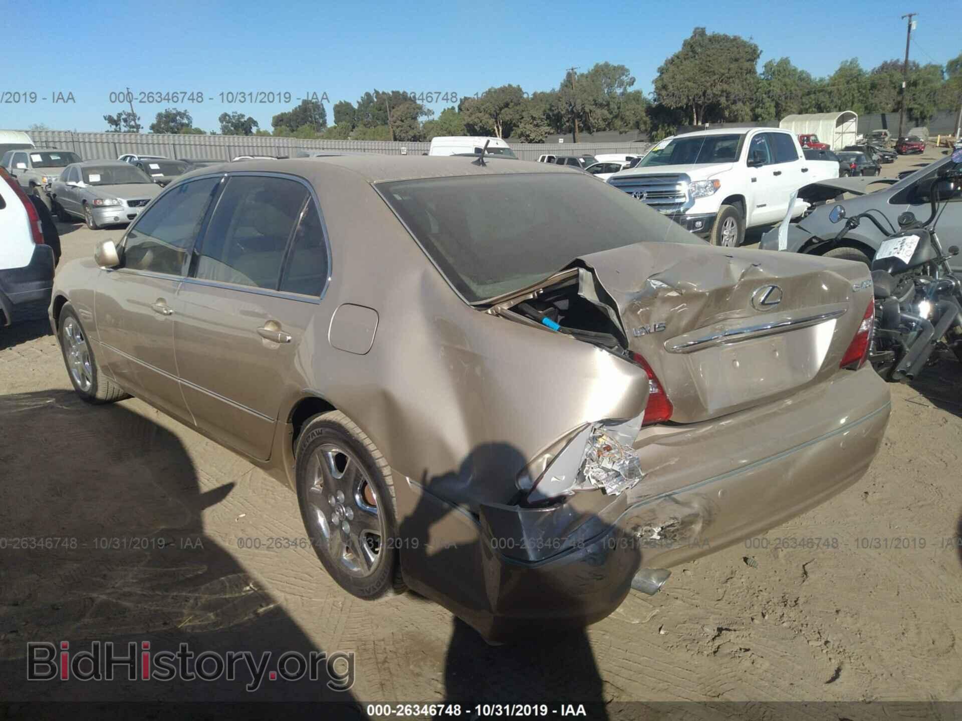 2004 LEXUS LS - VIN: JTHBN36F640148939 - Фото 3
