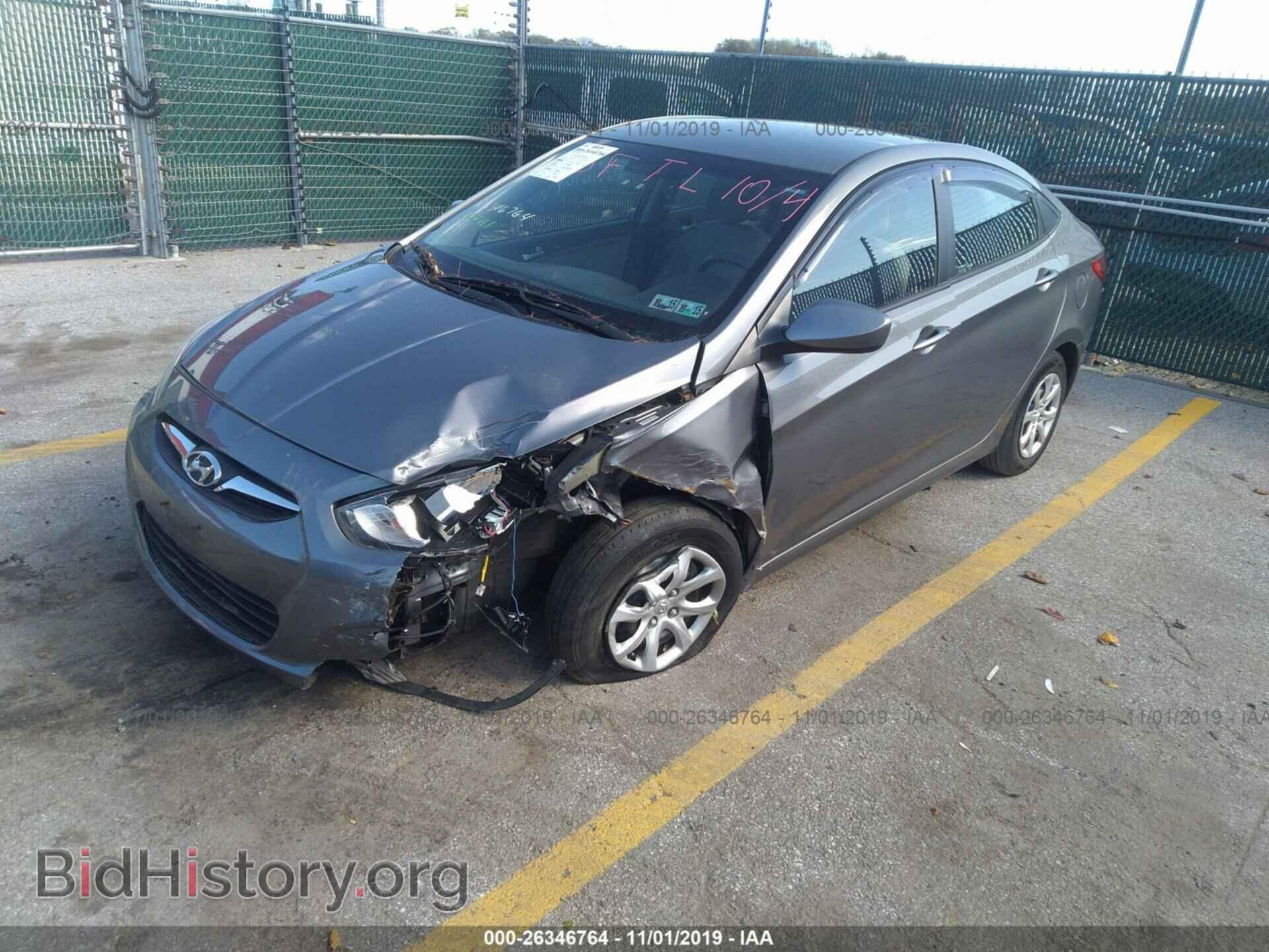 2014 HYUNDAI ACCENT - VIN: KMHCT4AE1EU738102 - Фото 2