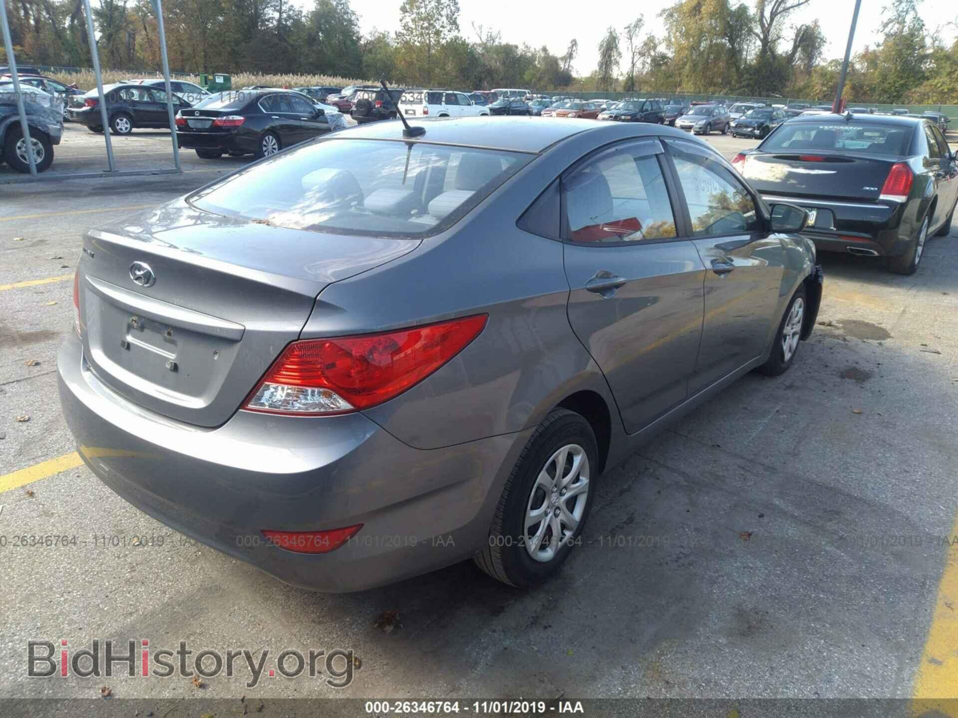 2014 HYUNDAI ACCENT - VIN: KMHCT4AE1EU738102 - Фото 4