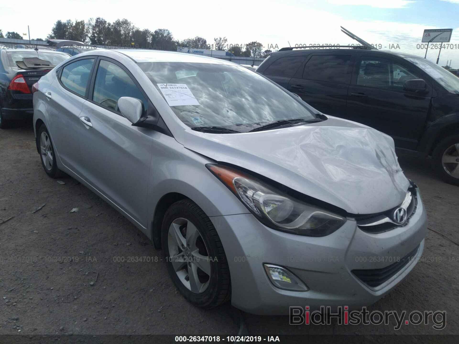 Photo KMHDH4AE4CU393389 - HYUNDAI ELANTRA 2012