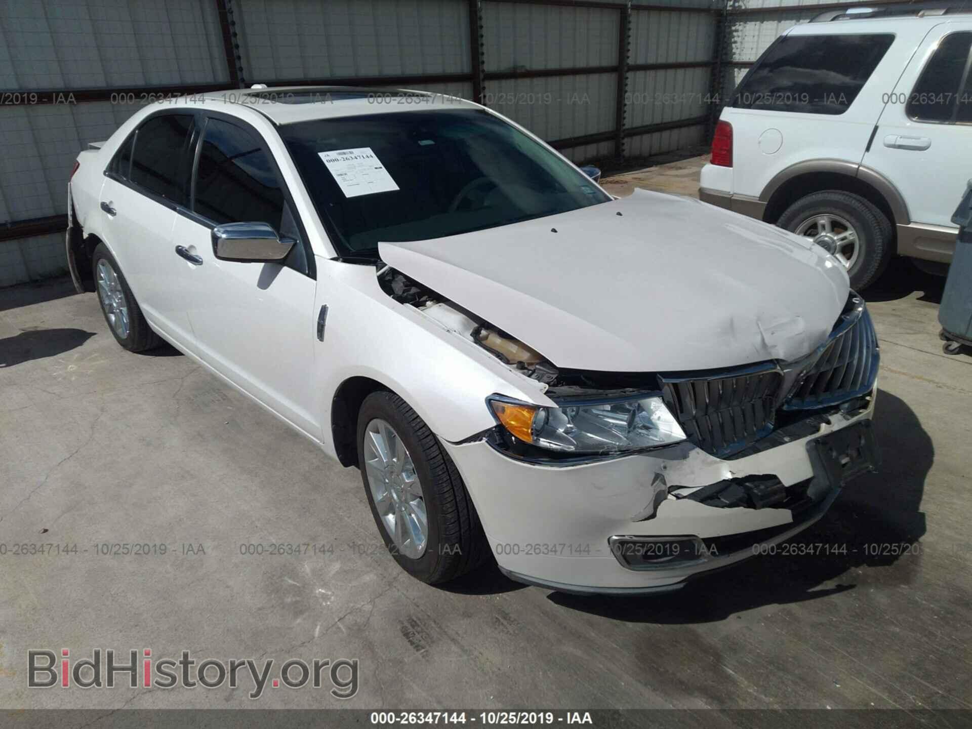 Фотография 3LNHL2JC3CR835220 - LINCOLN MKZ 2012