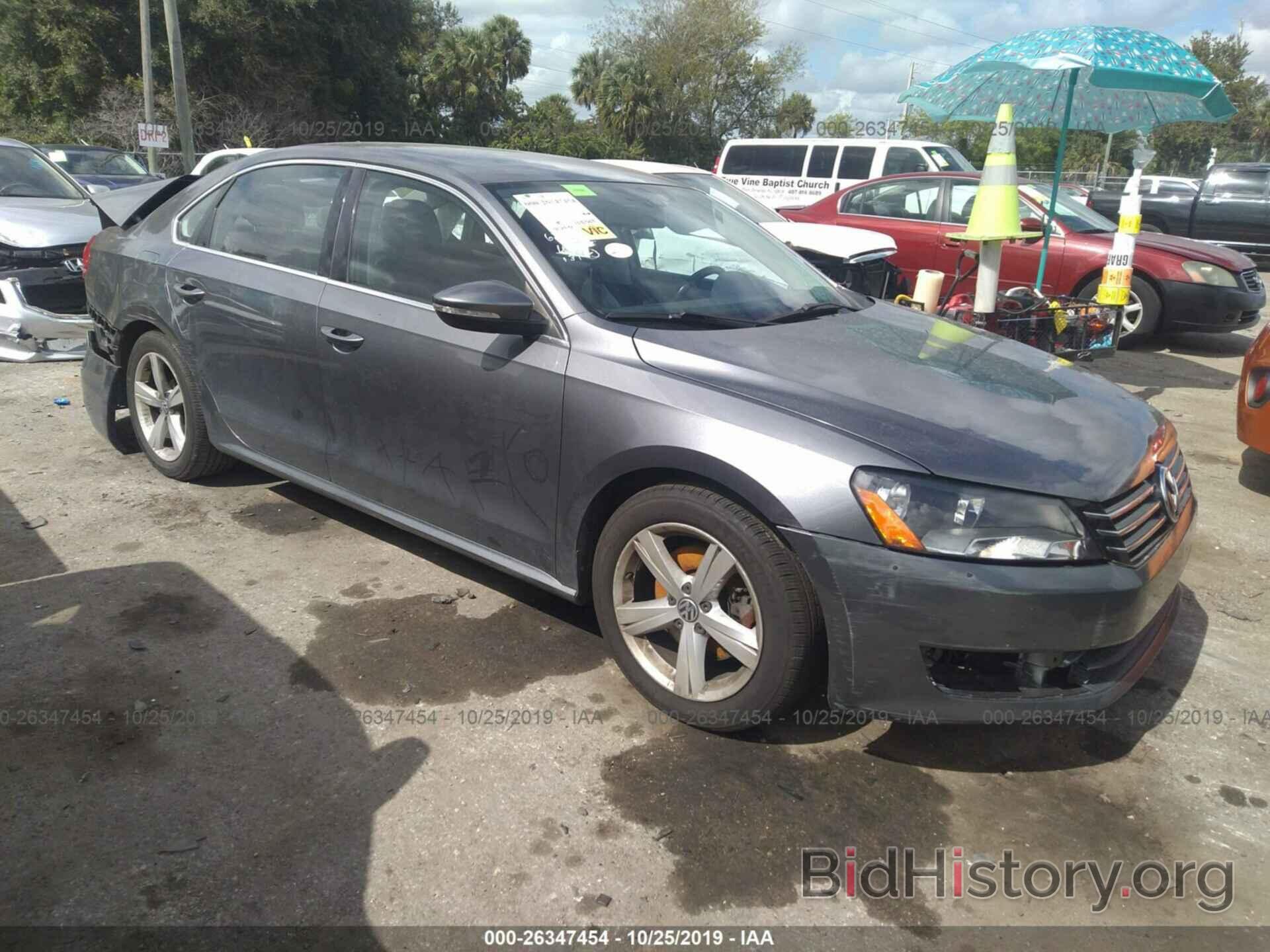 Photo 1VWBP7A34CC066024 - VOLKSWAGEN PASSAT 2012