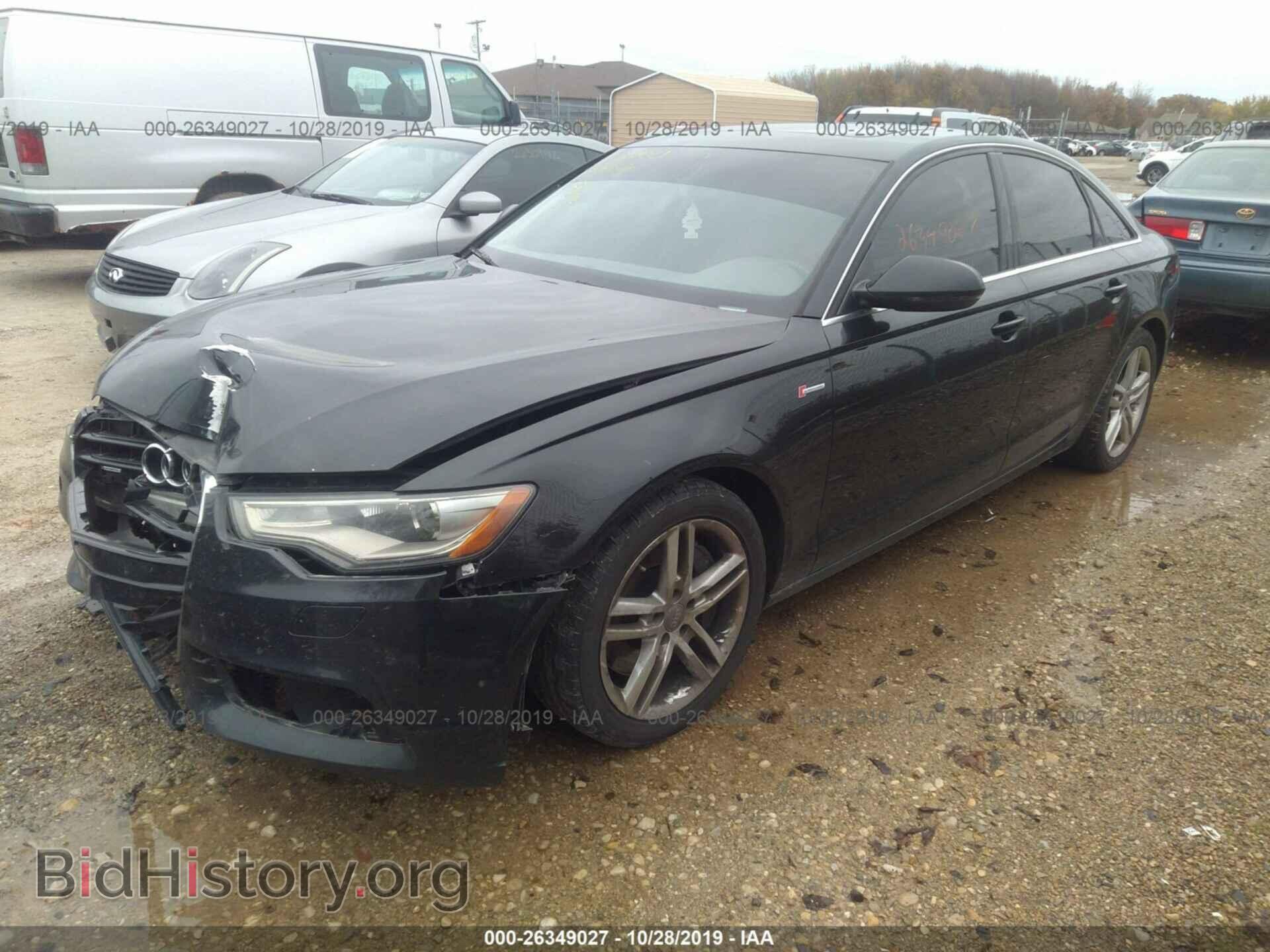 2012 Audi A6 - VIN: WAUGGAFC7CN139676 - Фото 2