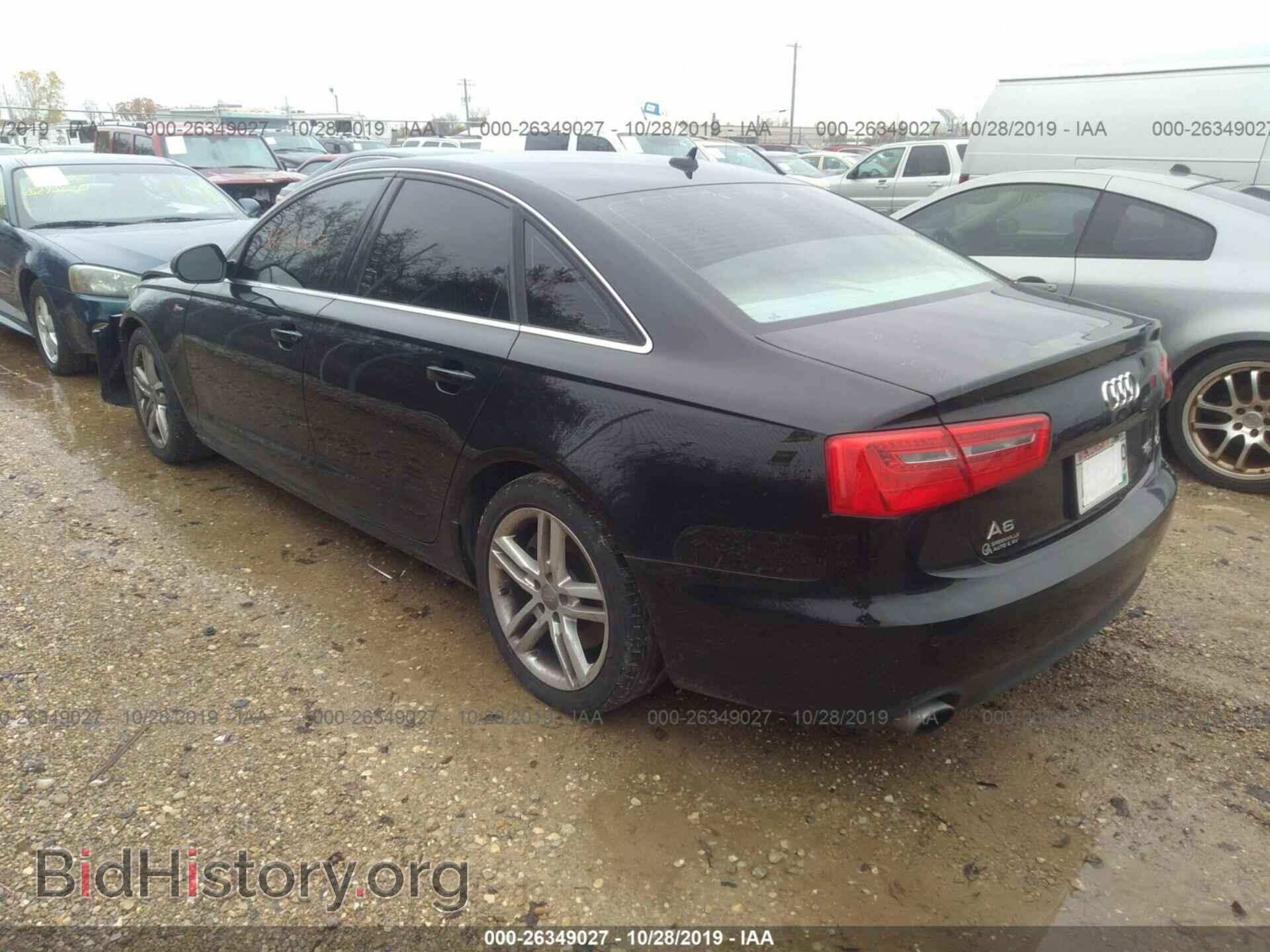 2012 Audi A6 - VIN: WAUGGAFC7CN139676 - Фото 3