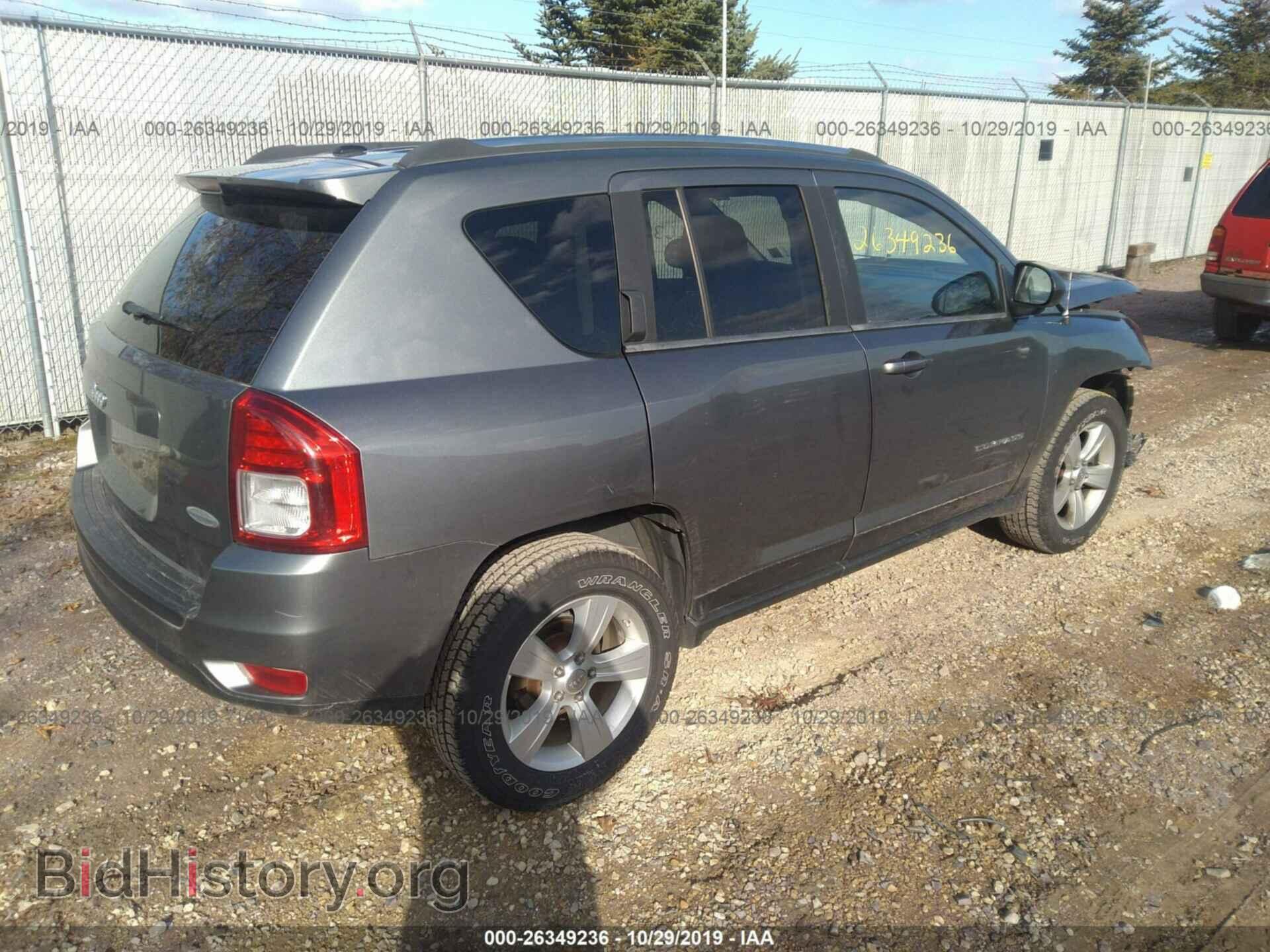 2012 JEEP COMPASS - VIN: 1C4NJDEB7CD559210 - Фото 4