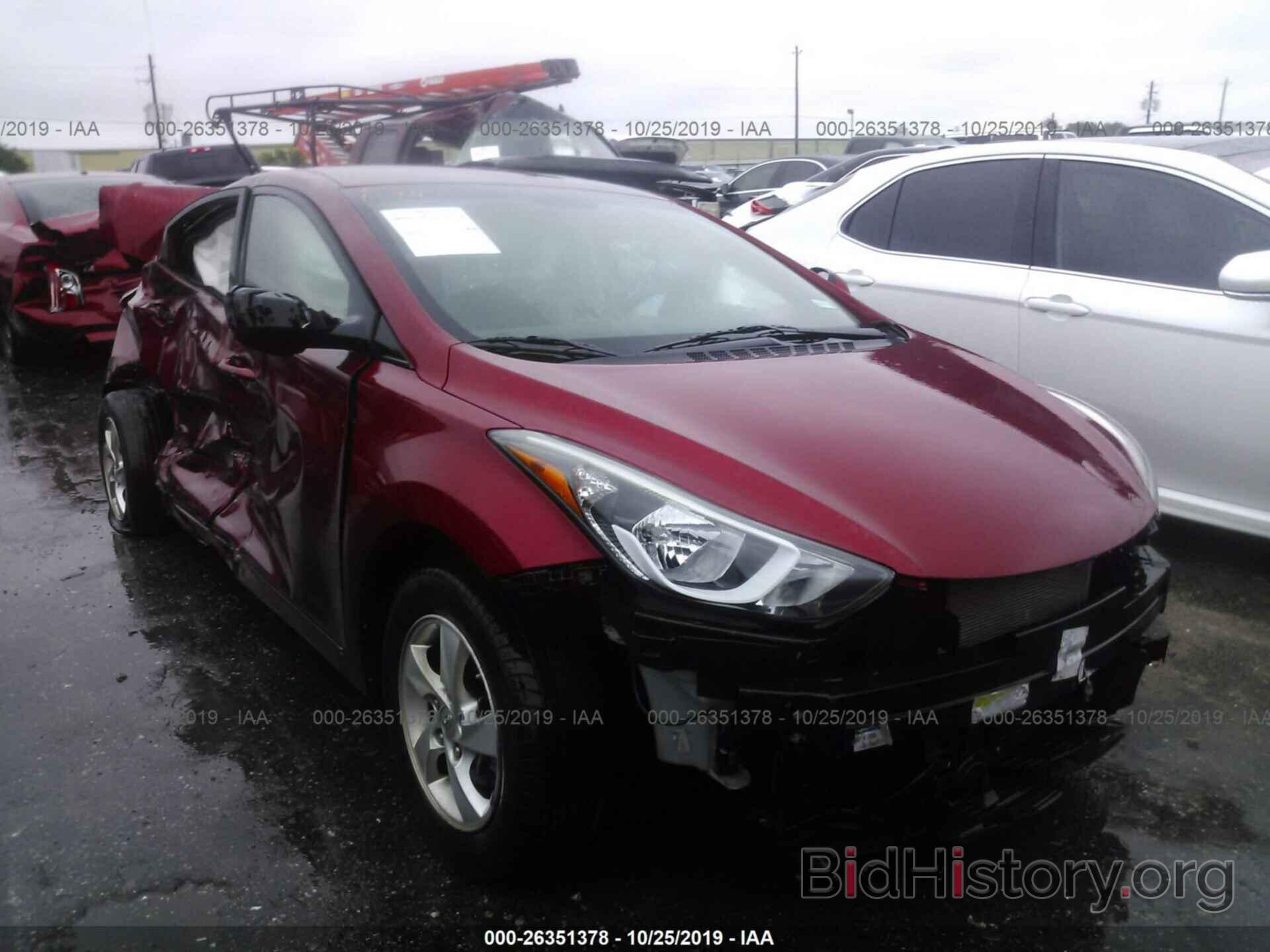 Photo 5NPDH4AE5EH516876 - HYUNDAI ELANTRA 2014