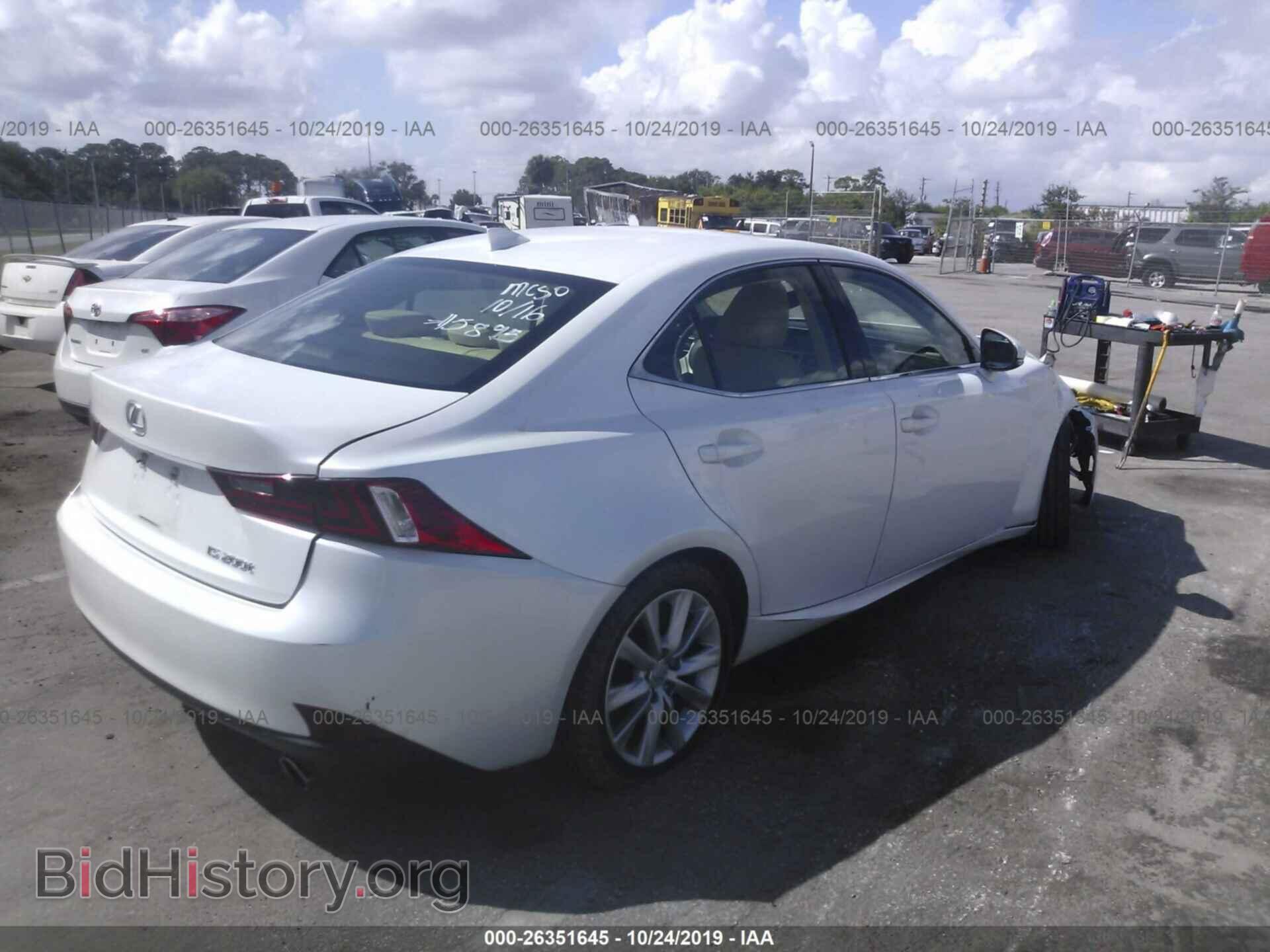 2016 LEXUS IS - VIN: JTHBA1D28G5014635 - Фото 4