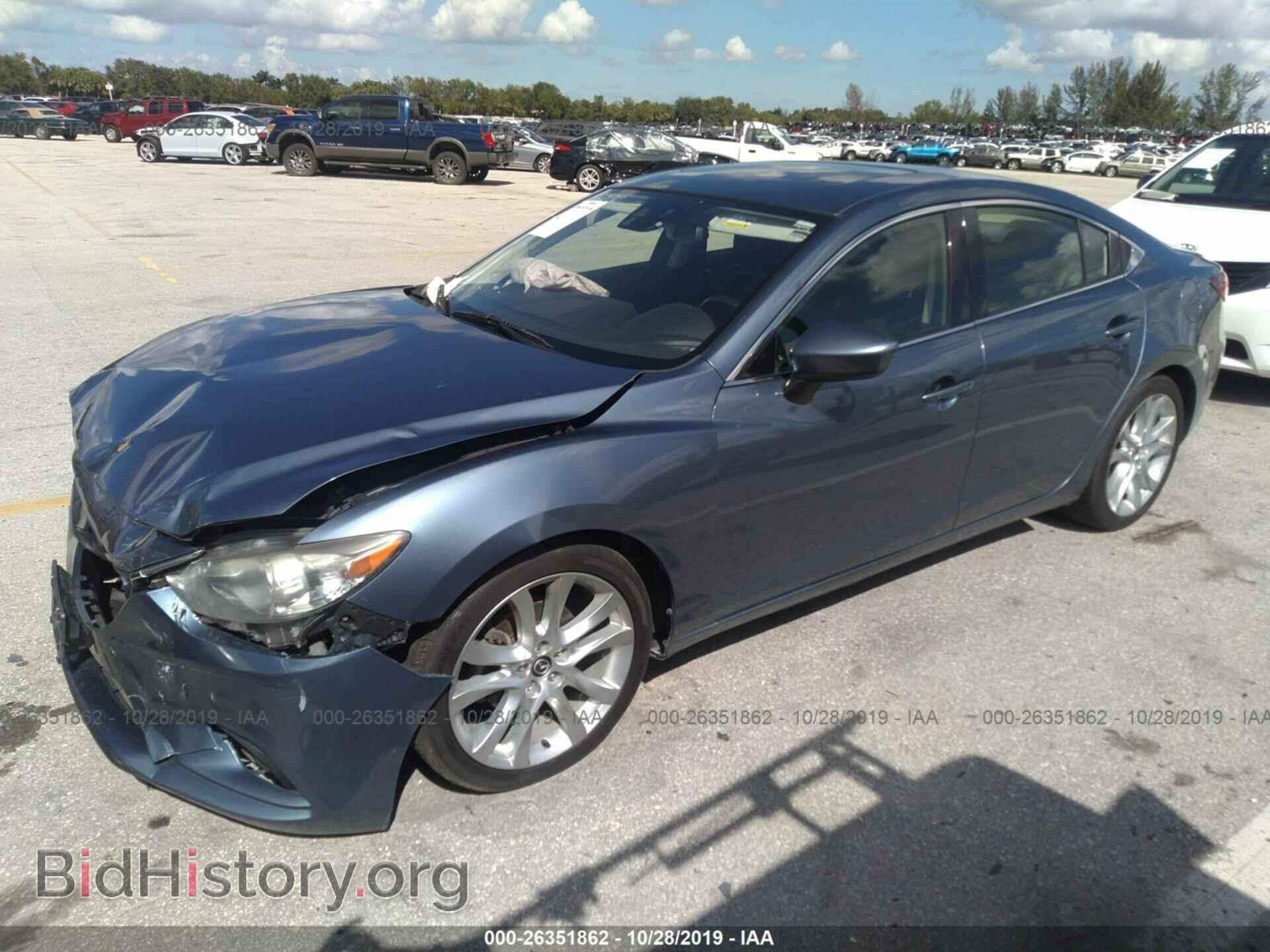 2014 MAZDA 6 - VIN: JM1GJ1W67E1120604 - Фото 2