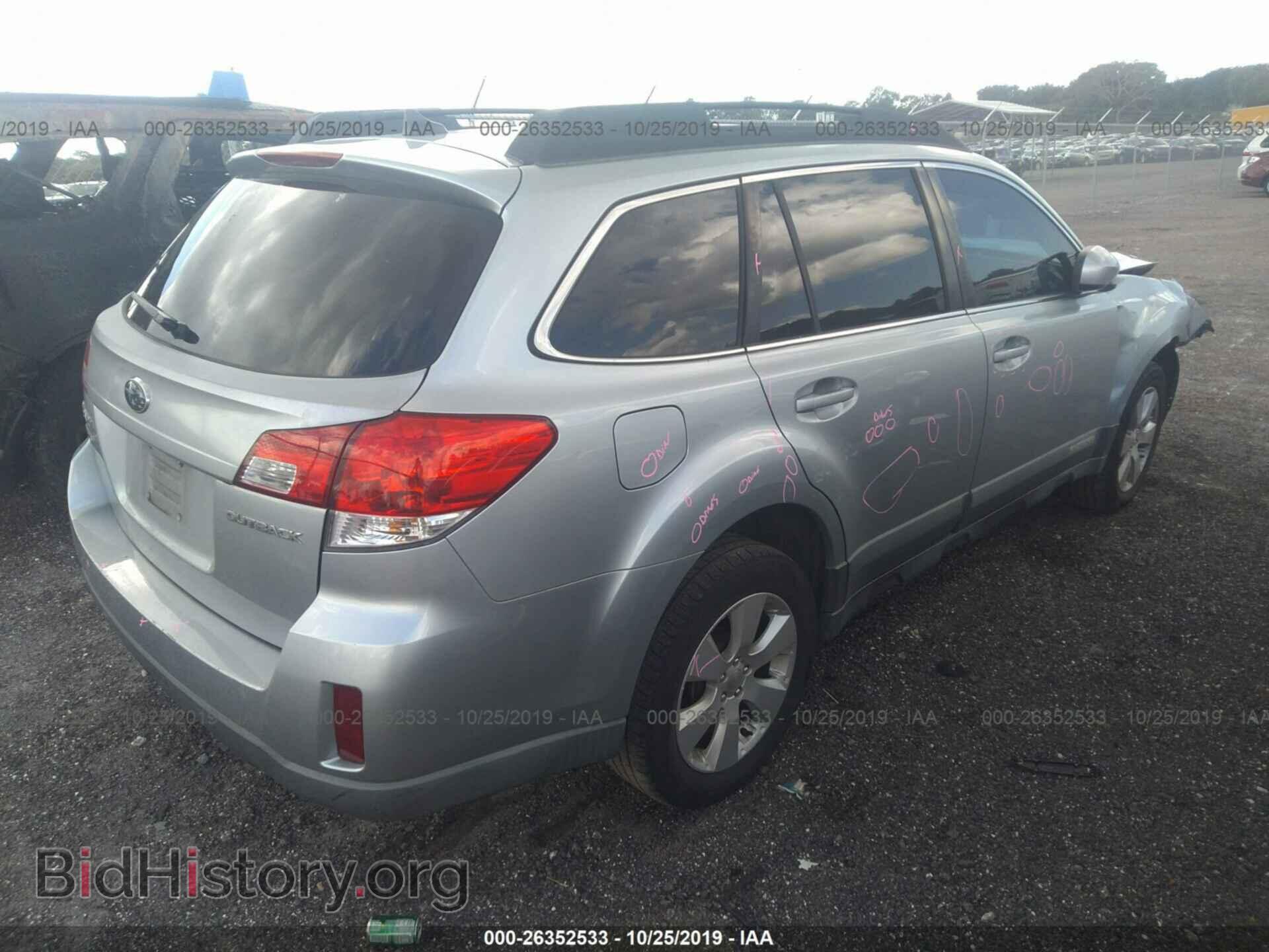 2012 SUBARU OUTBACK - VIN: 4S4BRCKC7C3294311 - Фото 4