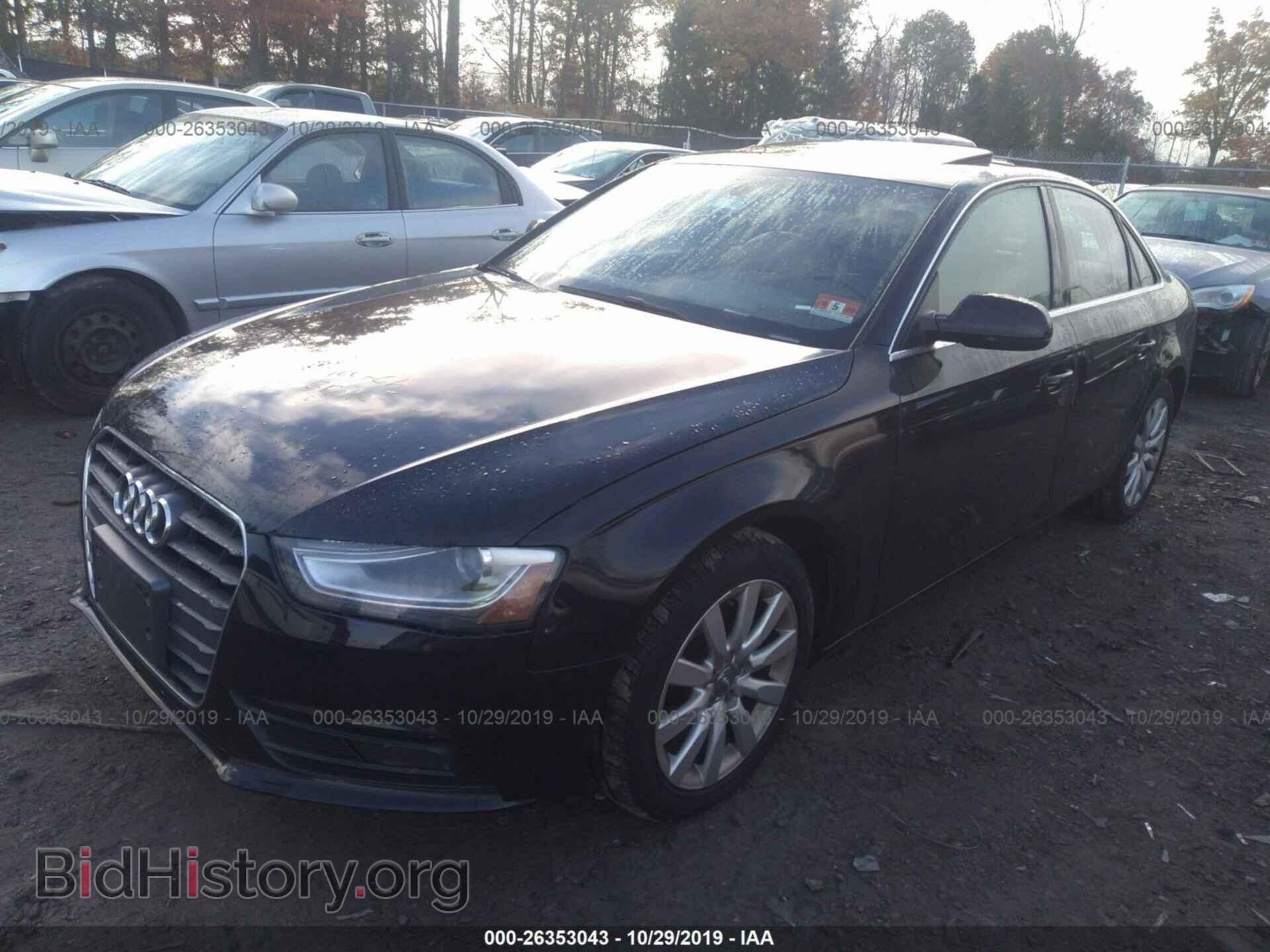 2013 AUDI A4 - VIN: WAUBFAFL5DN045407 - Фото 2