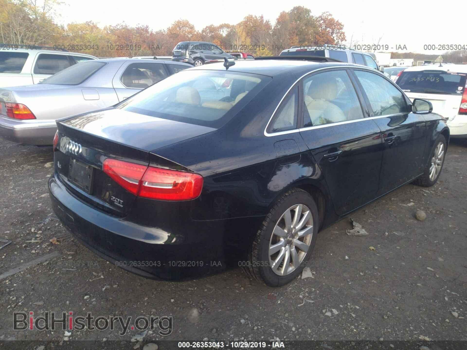 2013 AUDI A4 - VIN: WAUBFAFL5DN045407 - Фото 4