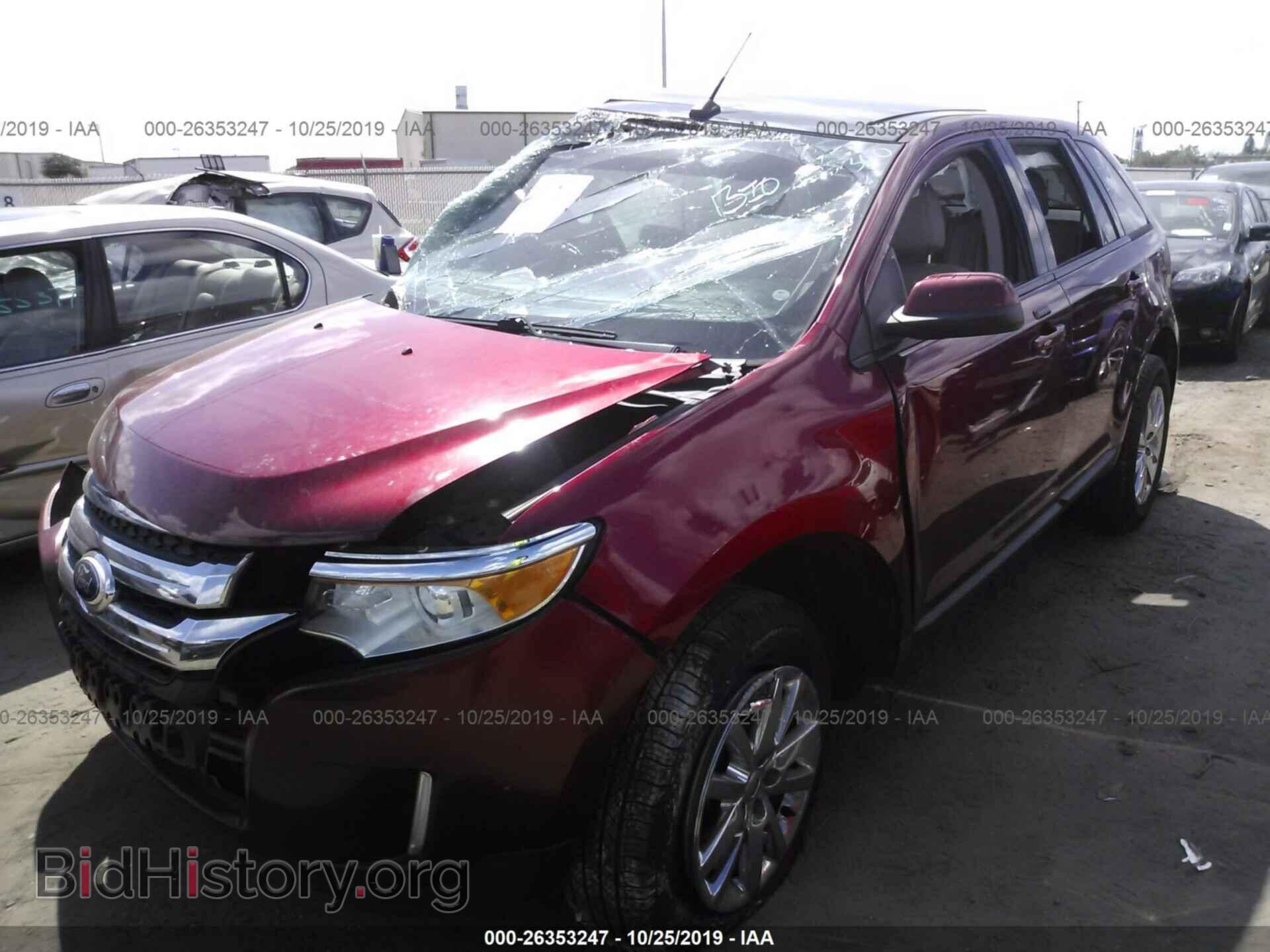 2014 FORD EDGE - VIN: 2FMDK3JC2EBA98973 - Фото 2