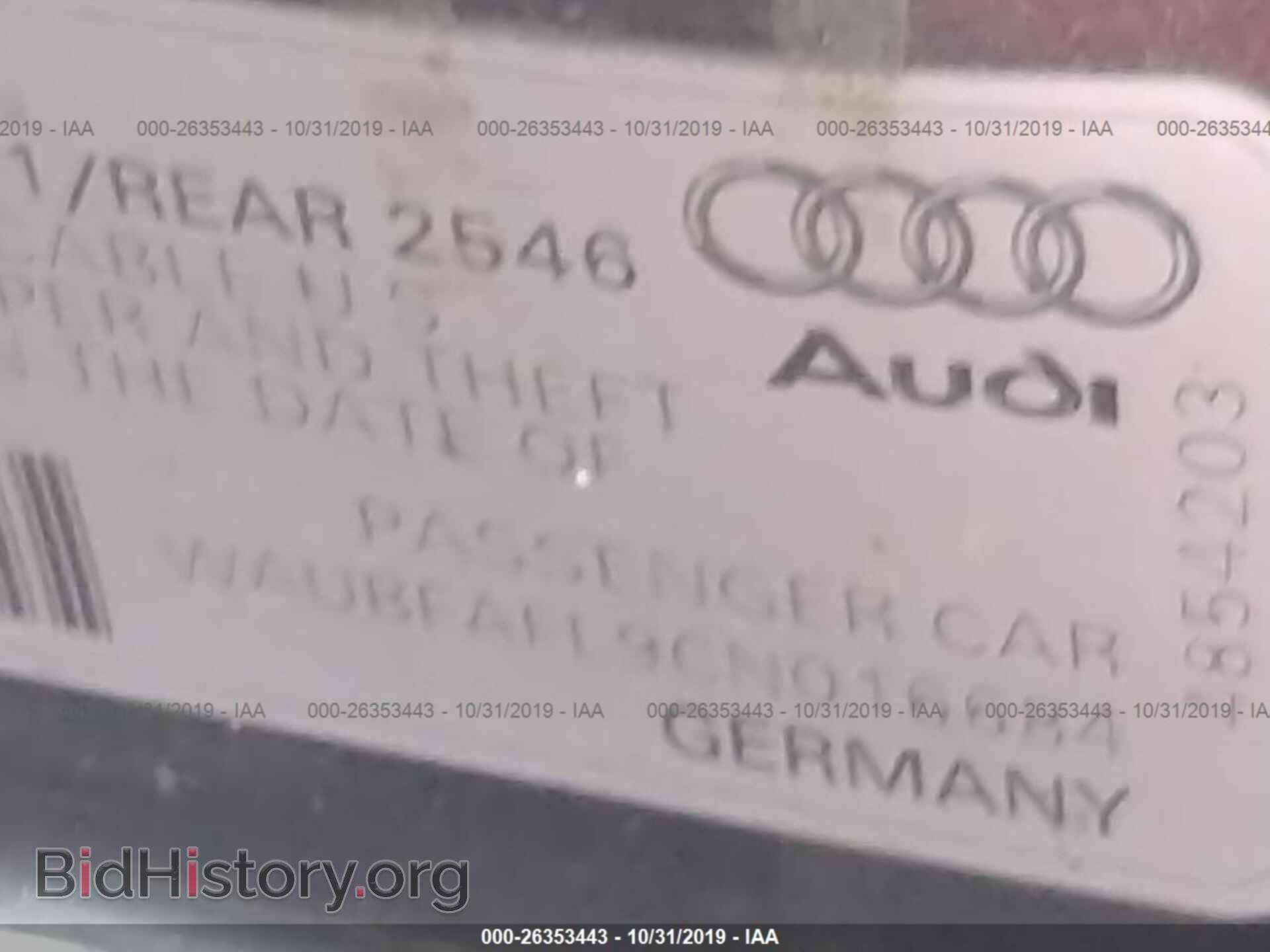 2012 AUDI A4 - VIN: WAUBFAFL9CN016684 - Photo 9