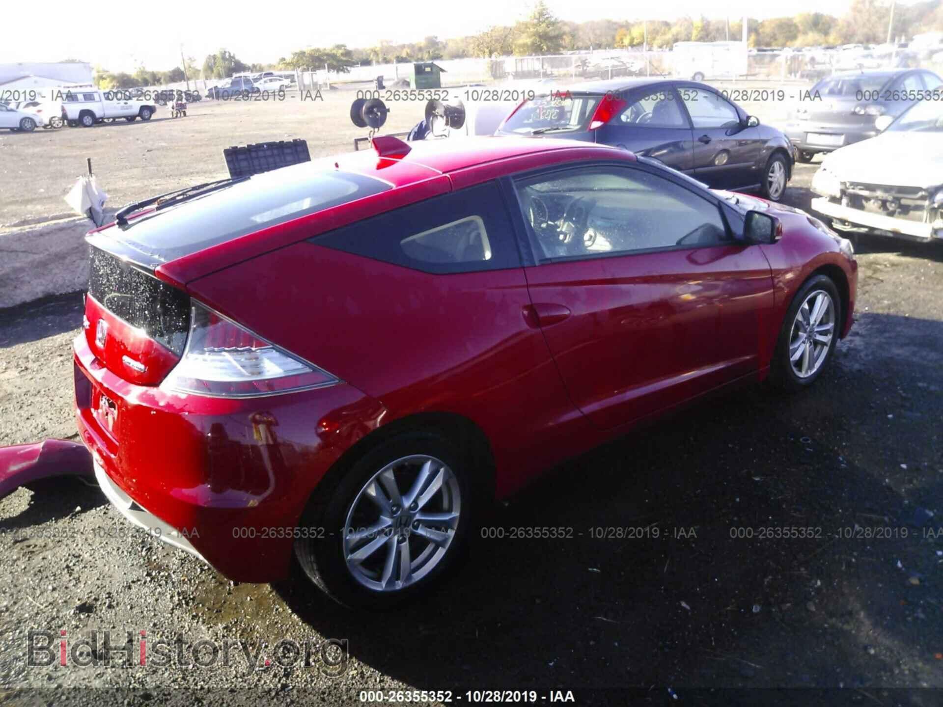 2012 HONDA CR-Z - VIN: JHMZF1D63CS005615 - Фото 4