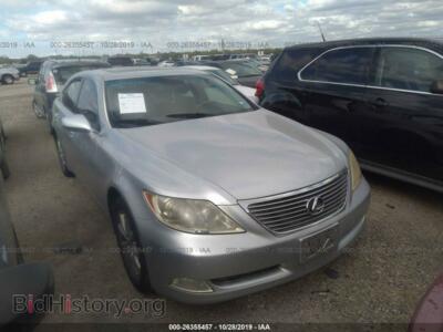 2007 Lexus LS 460, серебристый — VIN JTHBL46FX75005169, IAAI