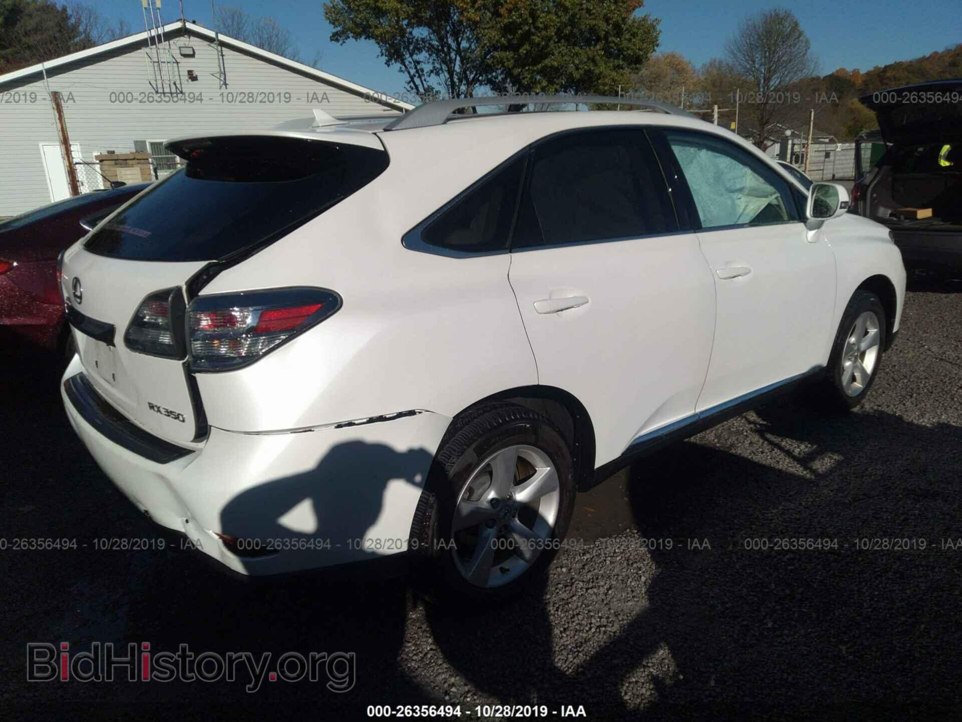 2011 LEXUS RX - VIN: 2T2BK1BA8BC103556 - Фото 4