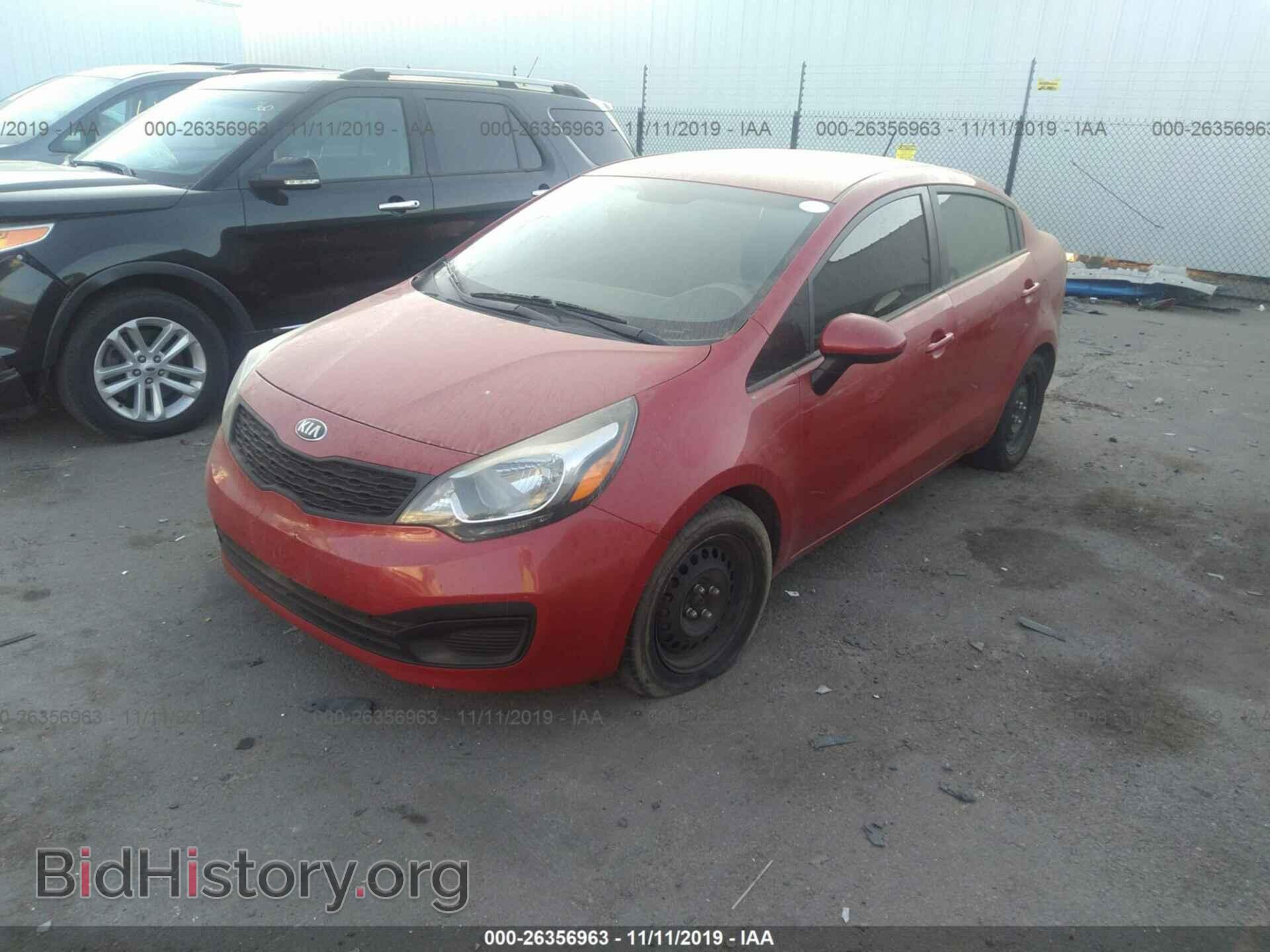 2013 KIA RIO - VIN: KNADM4A31D6177792 - Фото 2