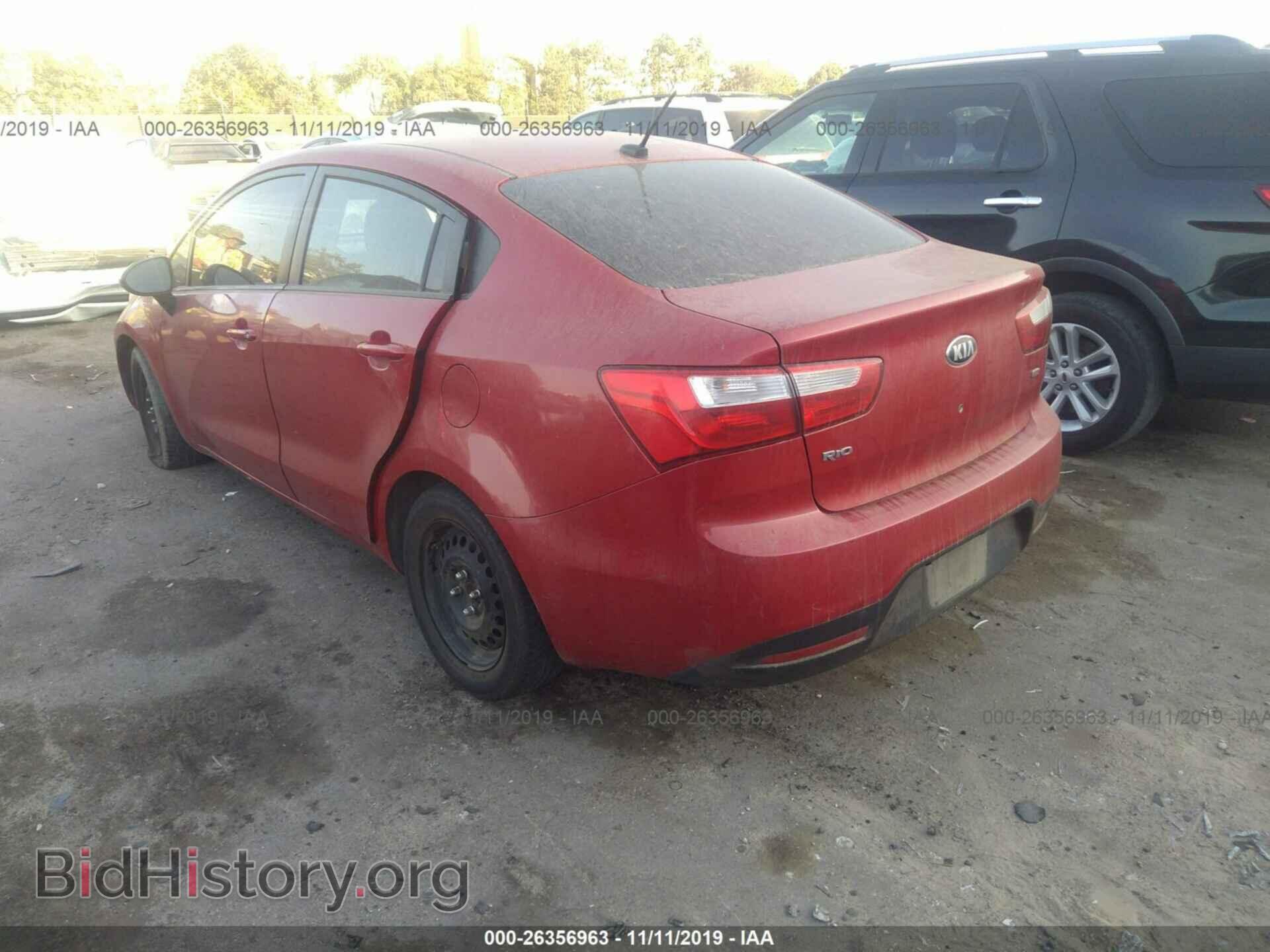 2013 KIA RIO - VIN: KNADM4A31D6177792 - Фото 3