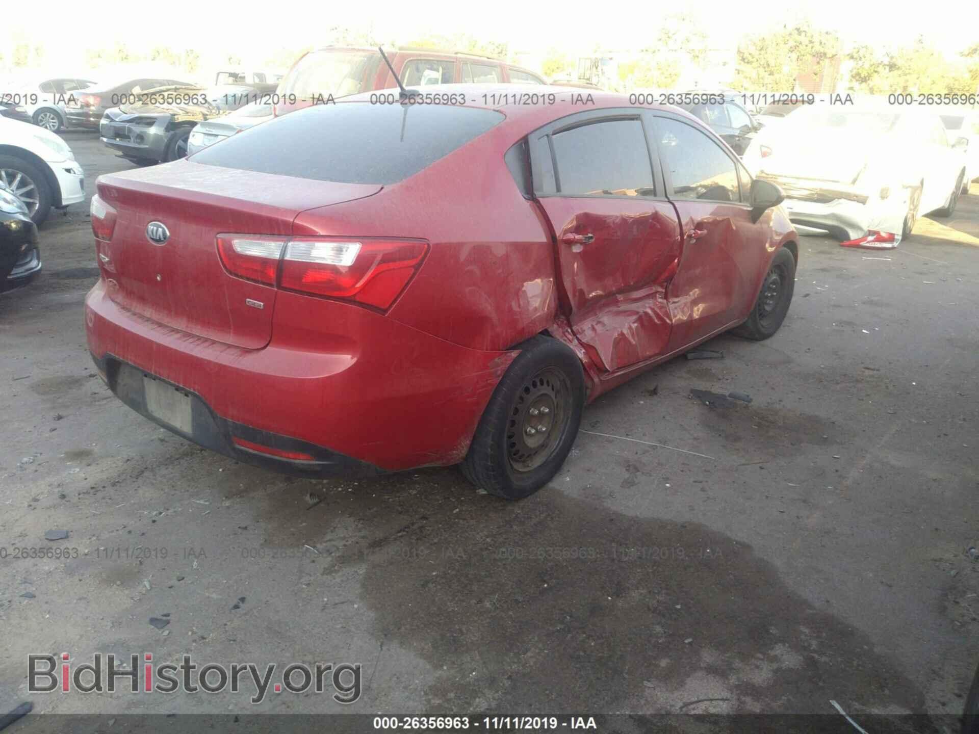 2013 KIA RIO - VIN: KNADM4A31D6177792 - Фото 4