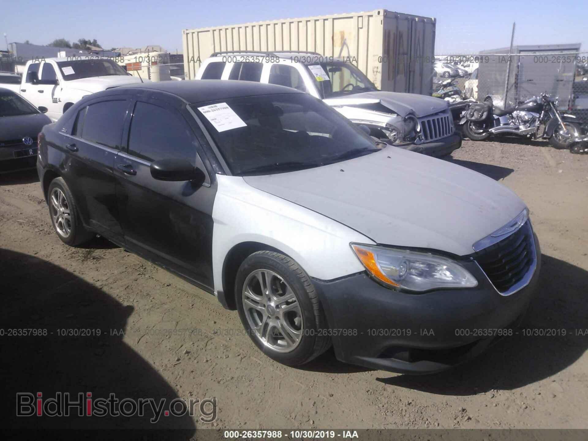 Фотография 1C3CCBAB5CN318370 - CHRYSLER 200 2012
