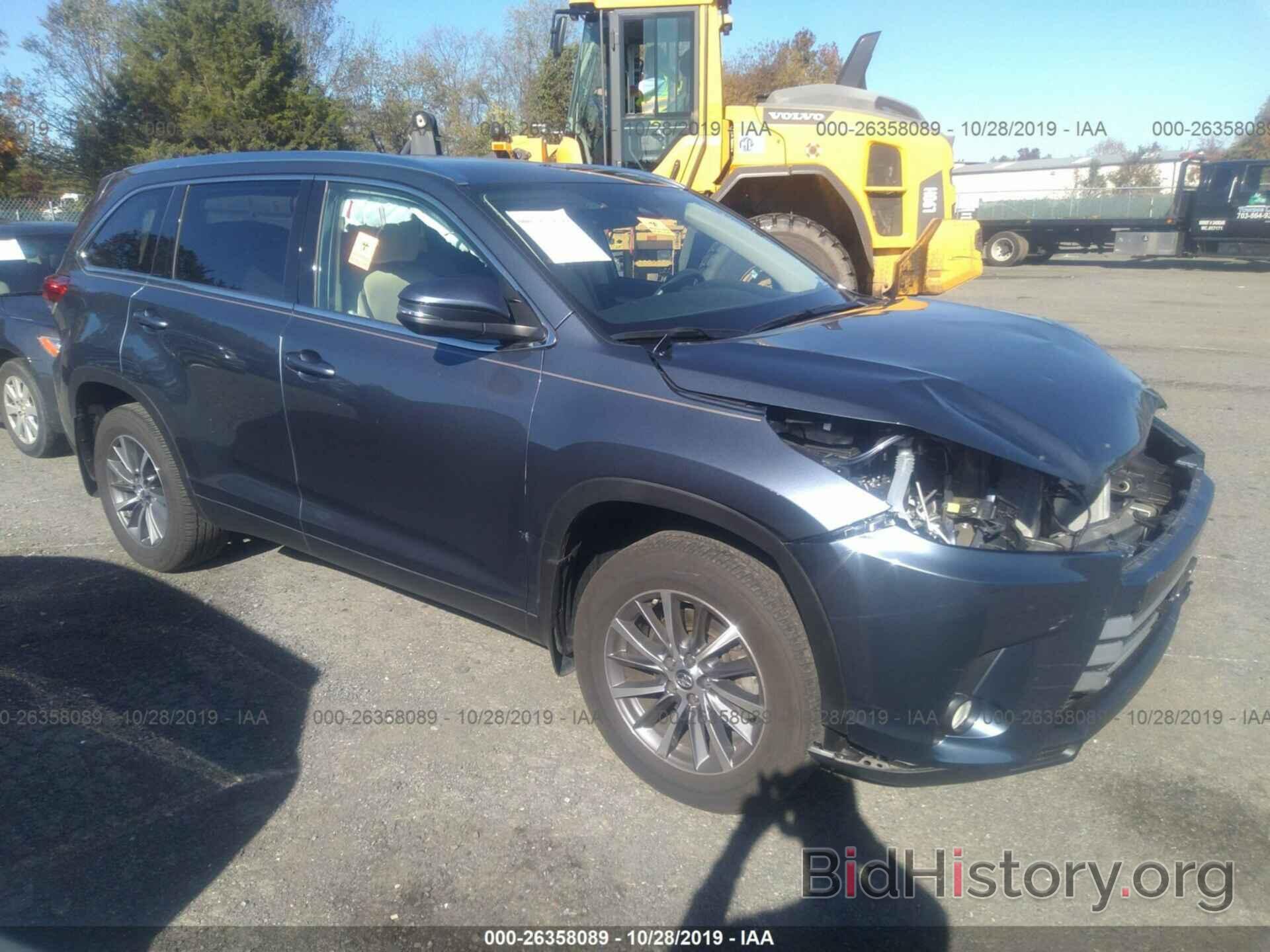 Photo 5TDJZRFH1KS967969 - TOYOTA HIGHLANDER 2019