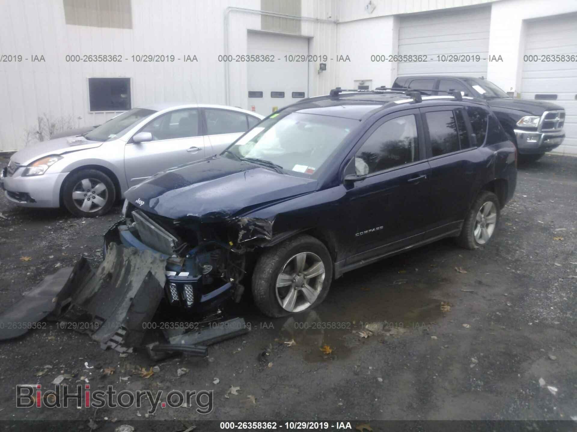 2014 JEEP COMPASS - VIN: 1C4NJDEB6ED537332 - Photo 2