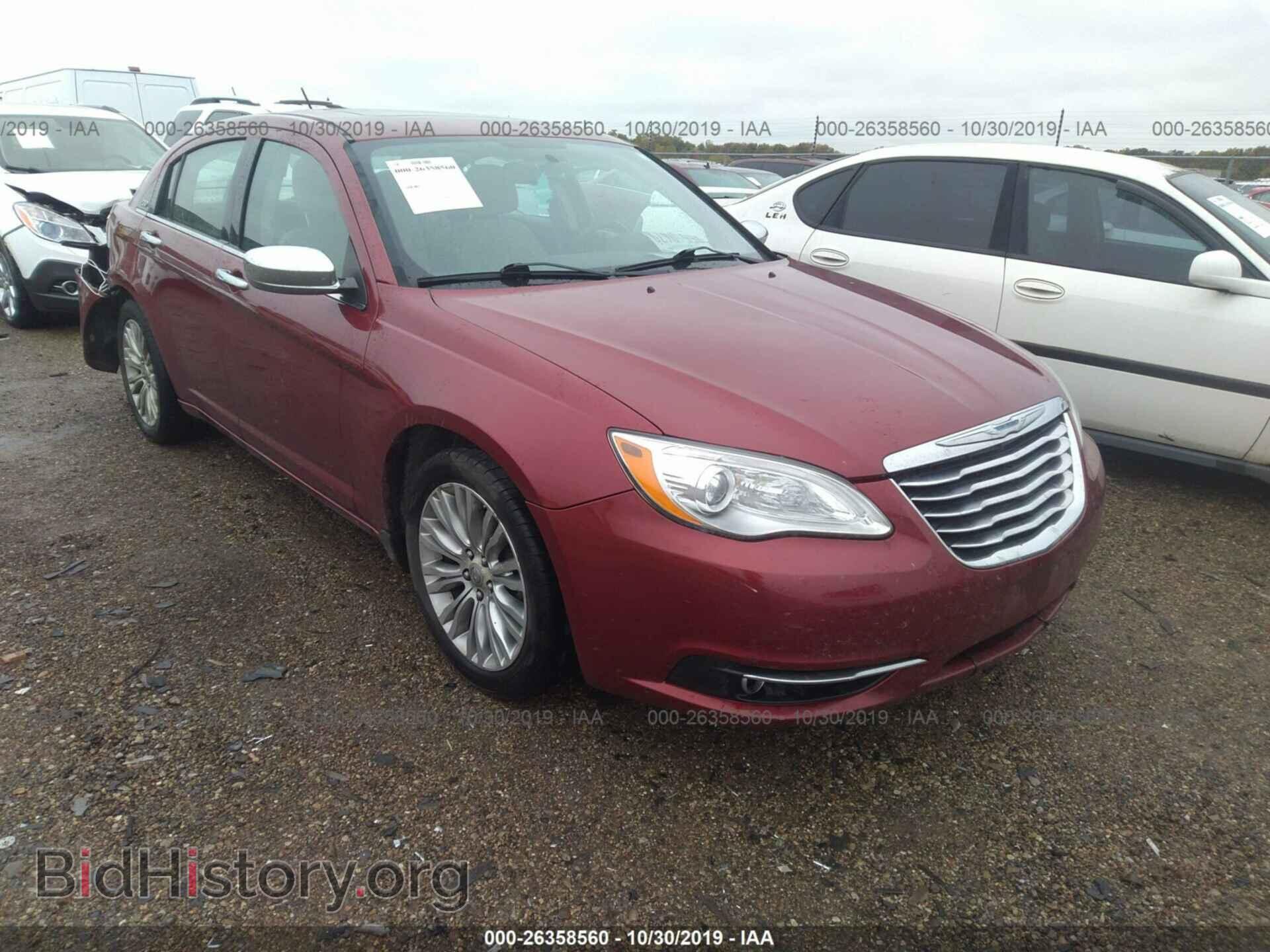 Фотография 1C3CCBCG4DN505898 - CHRYSLER 200 2013