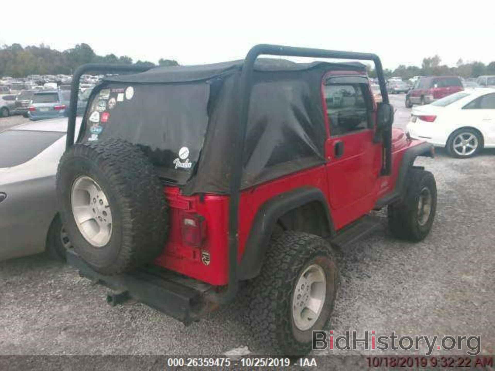 Report 1J4FA39S63P372039 JEEP WRANGLER 2003 Red Gasoline - price and damage  history