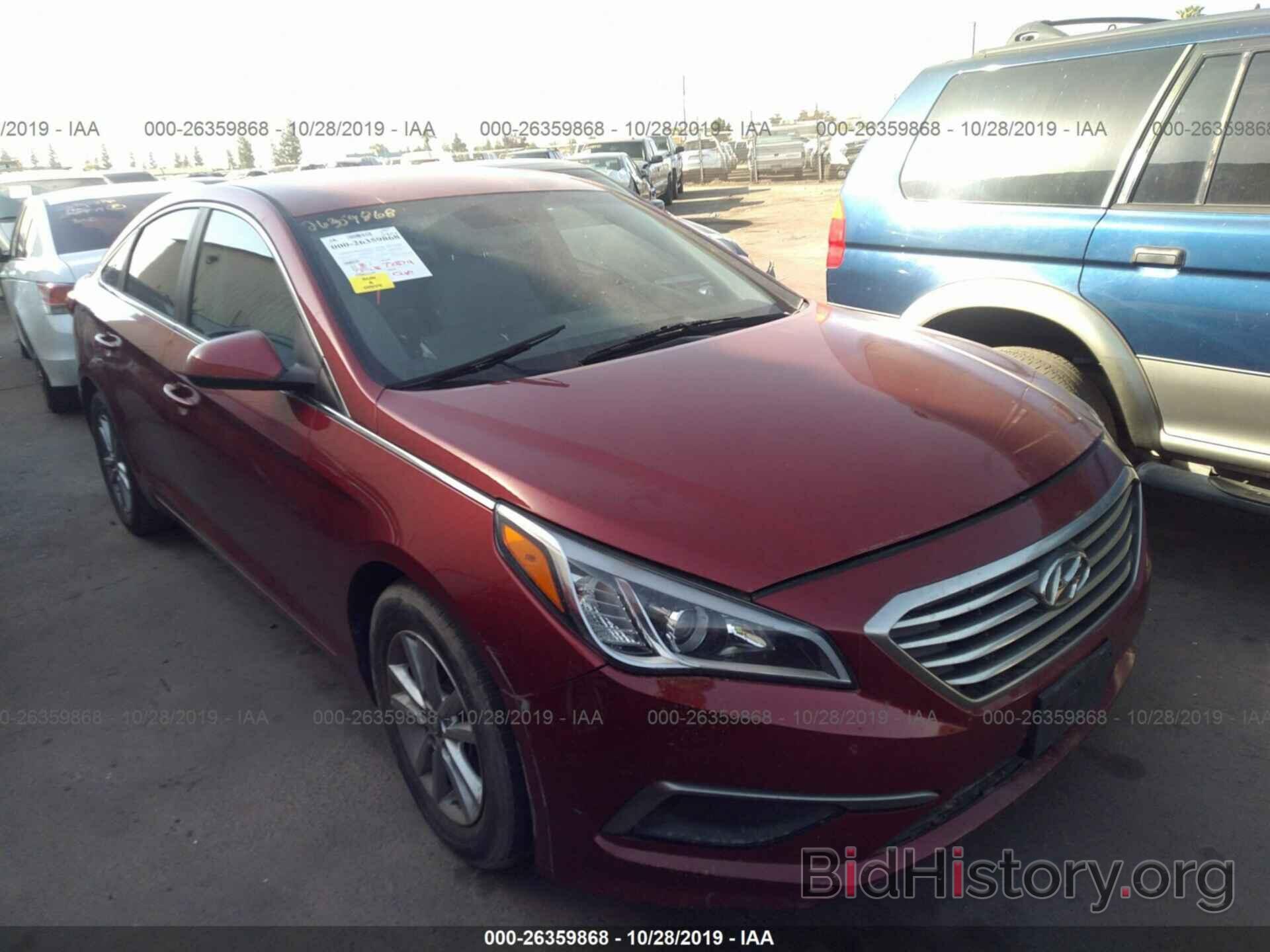 Photo 5NPE24AF2GH384631 - HYUNDAI SONATA 2016