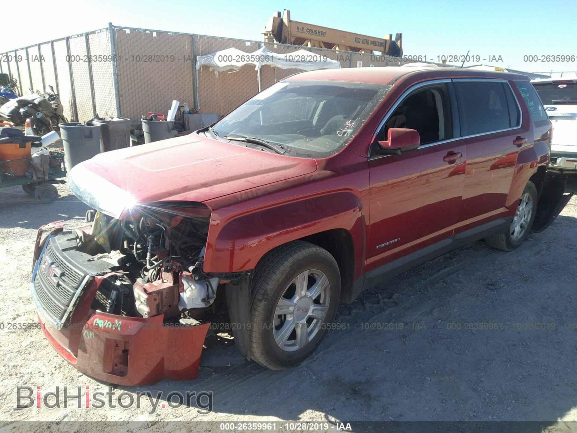 2014 GMC TERRAIN - VIN: 2GKALMEK5E6310371 - Фото 2