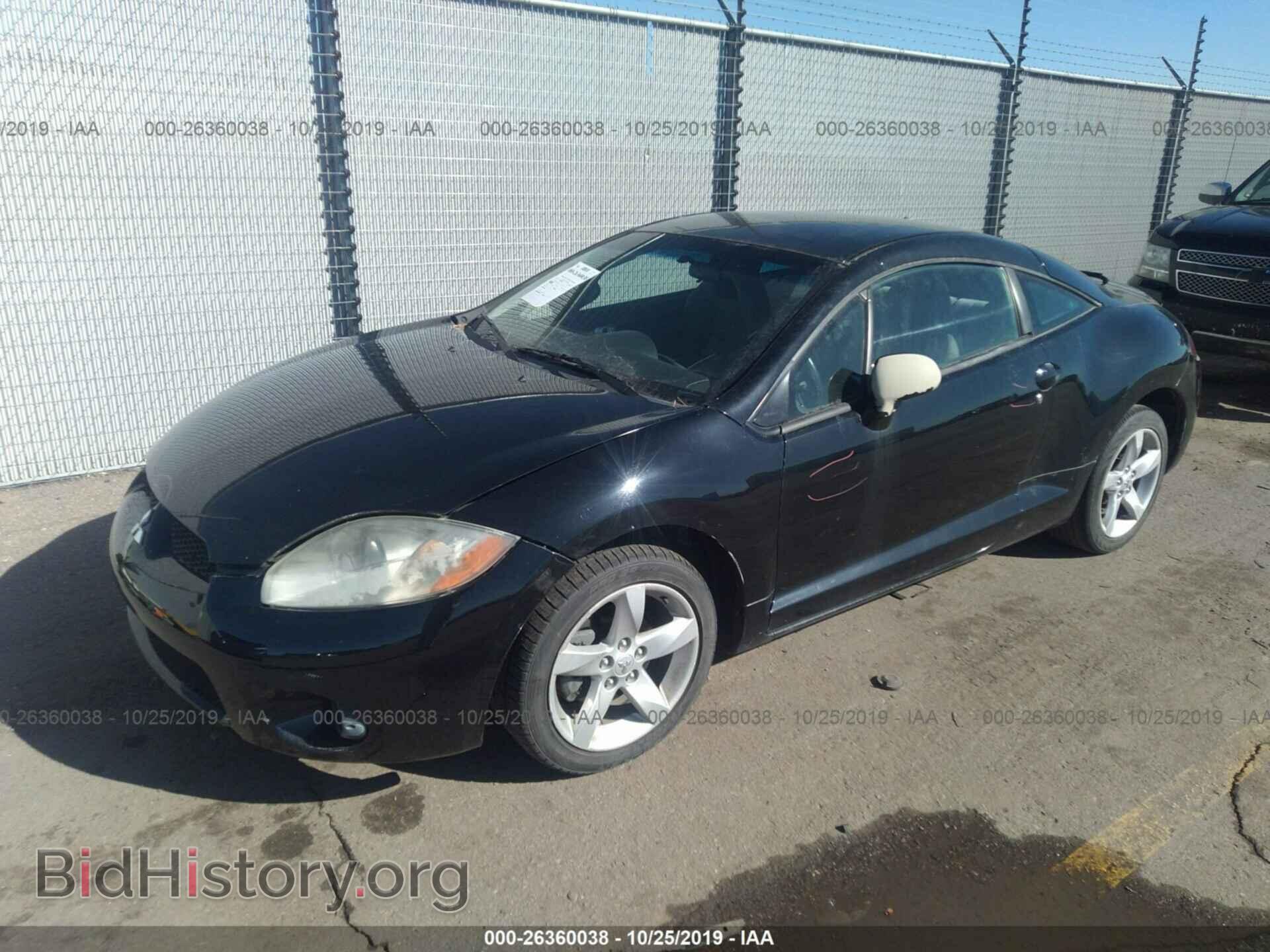 2007 MITSUBISHI ECLIPSE - VIN: 4A3AK24F87E047165 - Фото 2