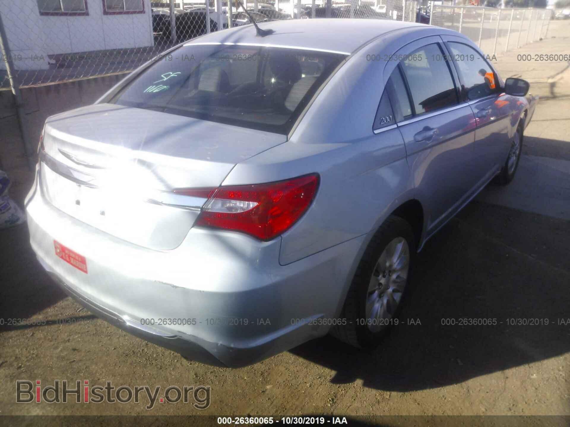 2012 CHRYSLER 200 - VIN: 1C3CCBAB6CN191922 - Фото 4