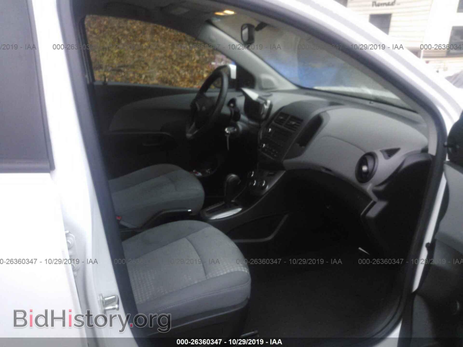 2012 CHEVROLET SONIC - VIN: 1G1JA6SH3C4151458 - Фото 5