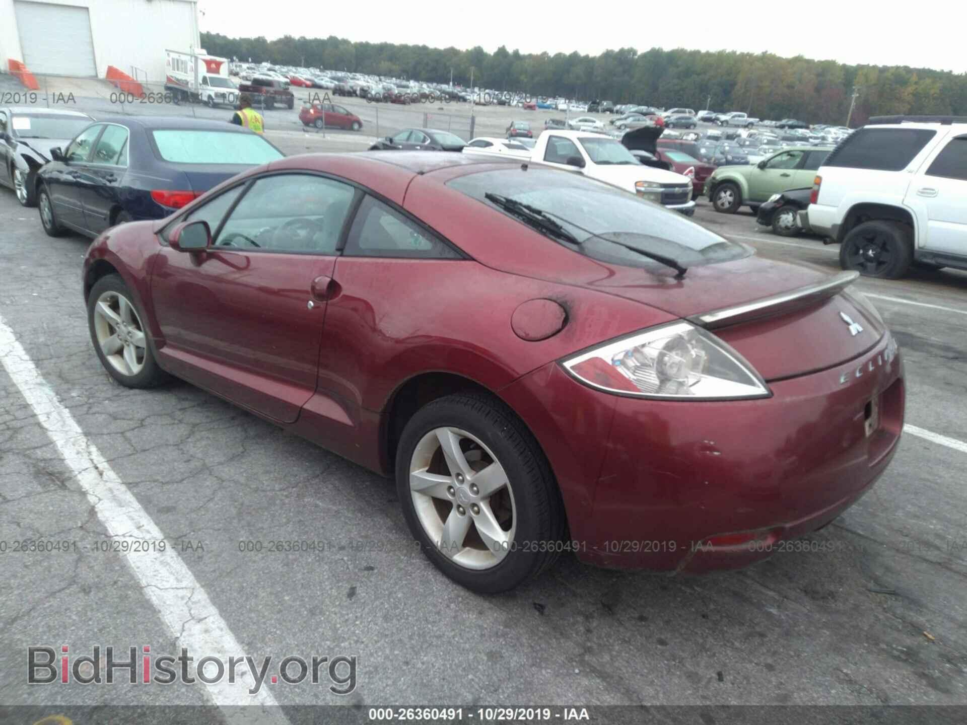 2006 MITSUBISHI ECLIPSE - VIN: 4A3AK24F56E045940 - Фото 3