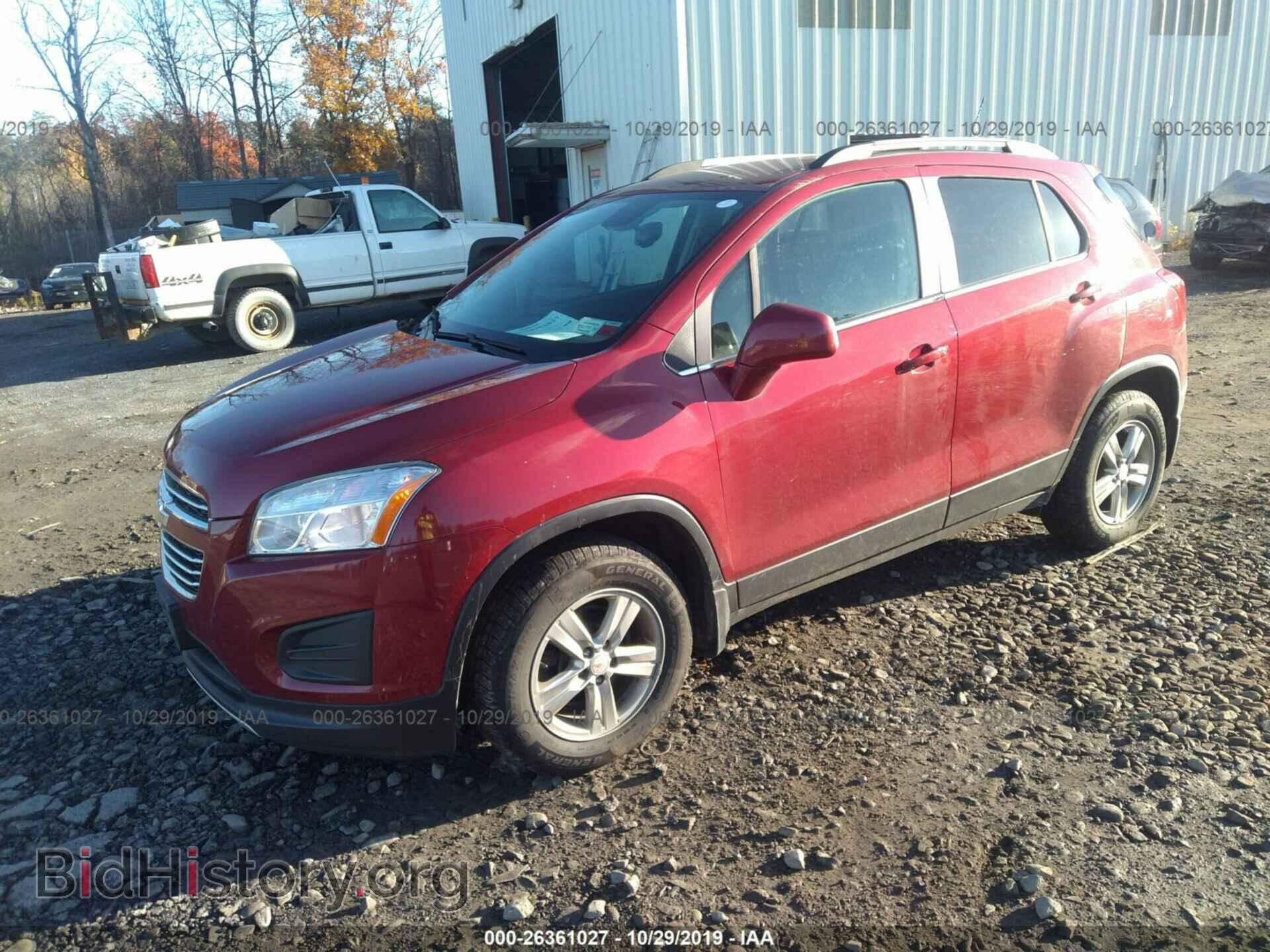 2015 CHEVROLET TRAX - VIN: KL7CJRSB9FB089087 - Фото 2