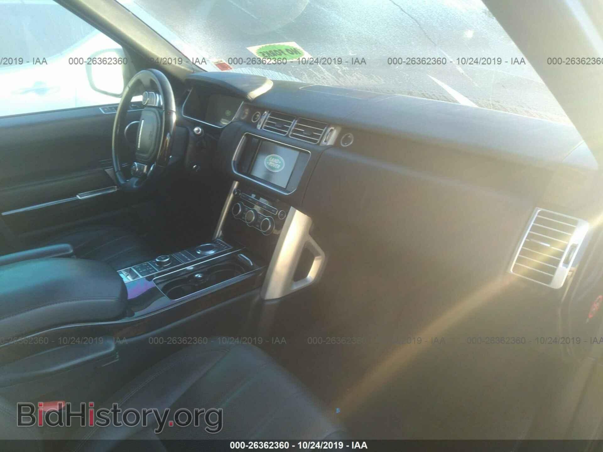 2016 LAND ROVER RANGE ROVER - VIN: SALGS3EF3GA257240 - Фото 5