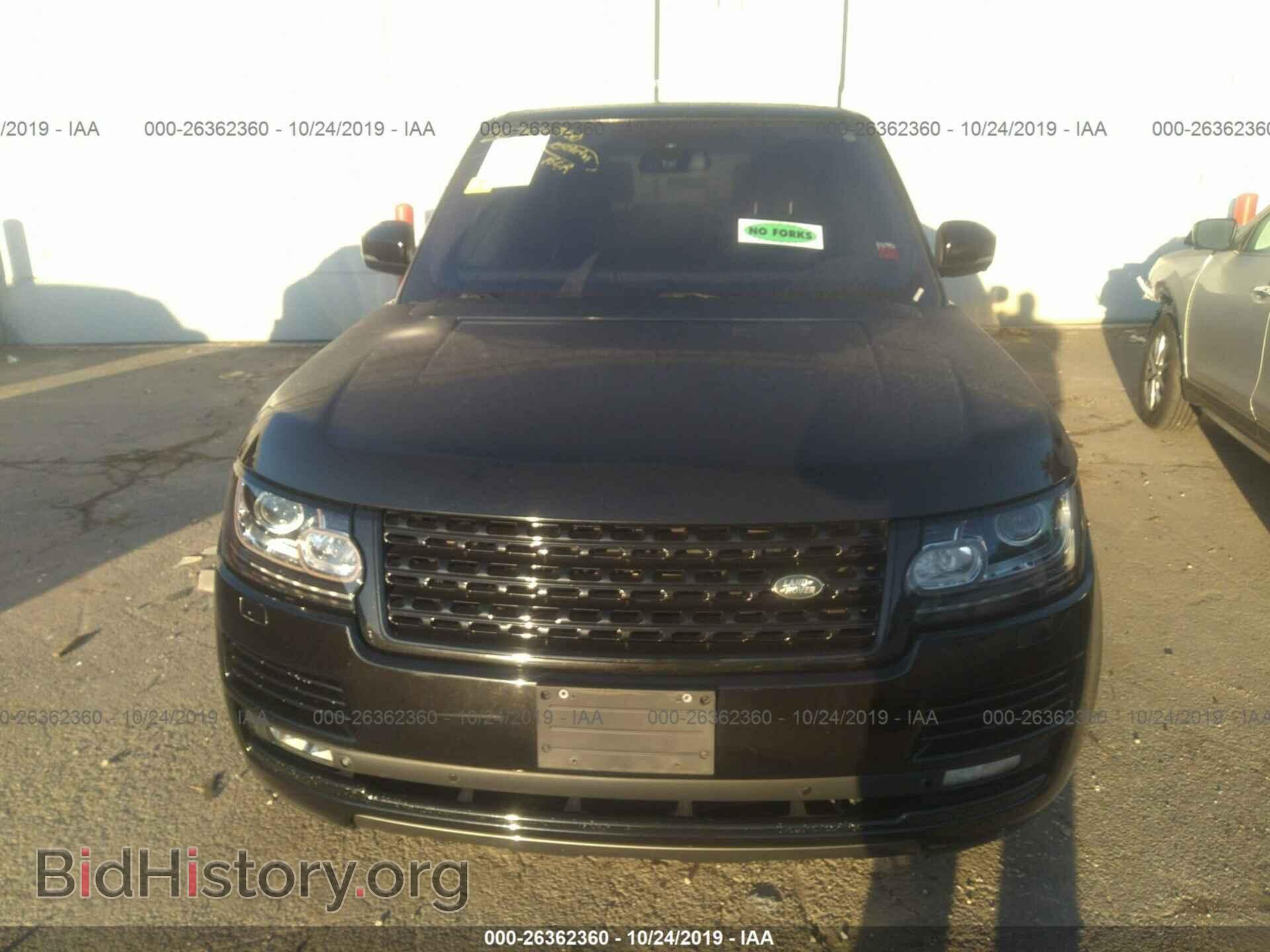 2016 LAND ROVER RANGE ROVER - VIN: SALGS3EF3GA257240 - Фото 6