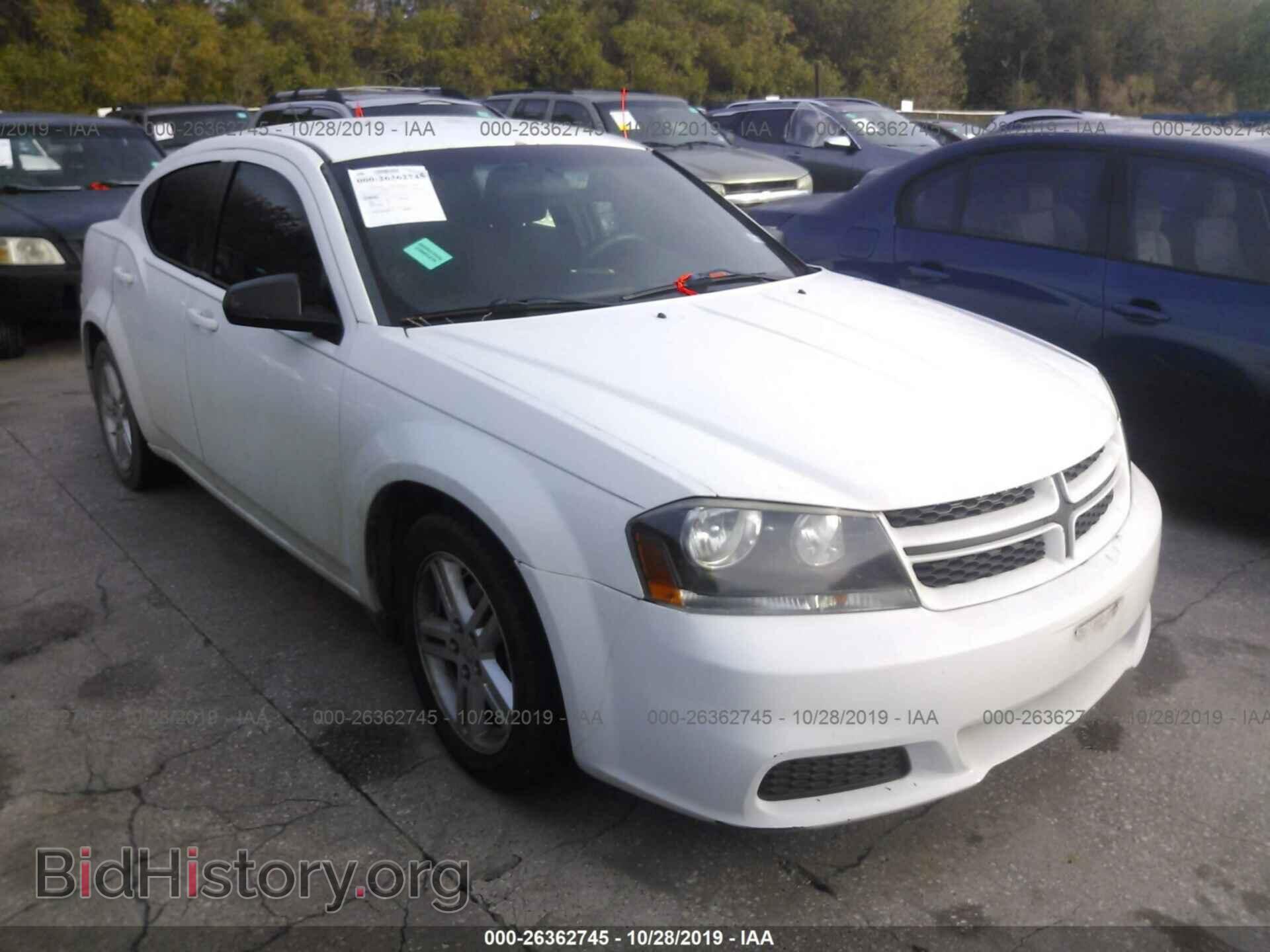 Photo 1C3CDZAB1DN529167 - DODGE AVENGER 2013